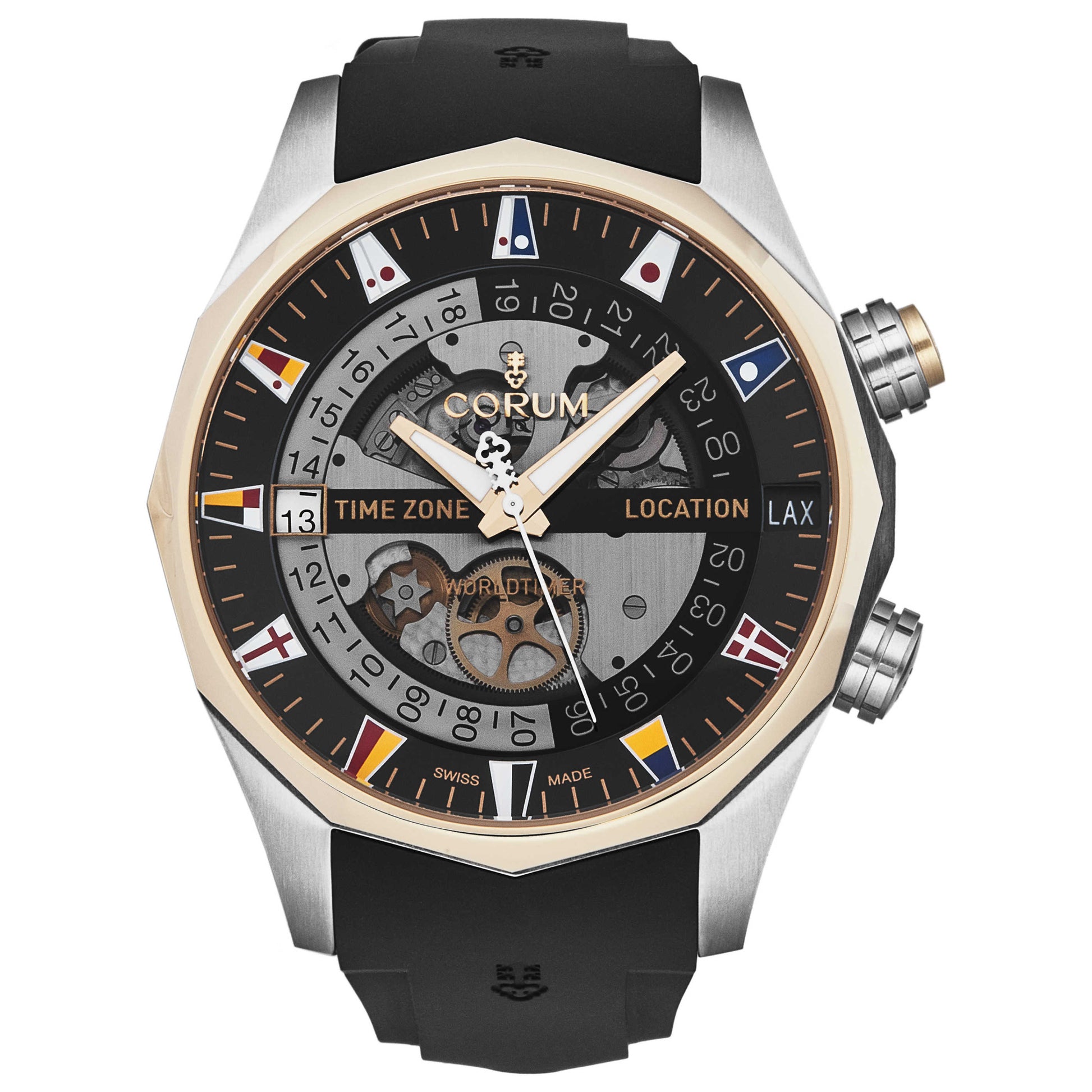 Front view of Corum Admiral Cup Men's Automatic Watch A637/02743