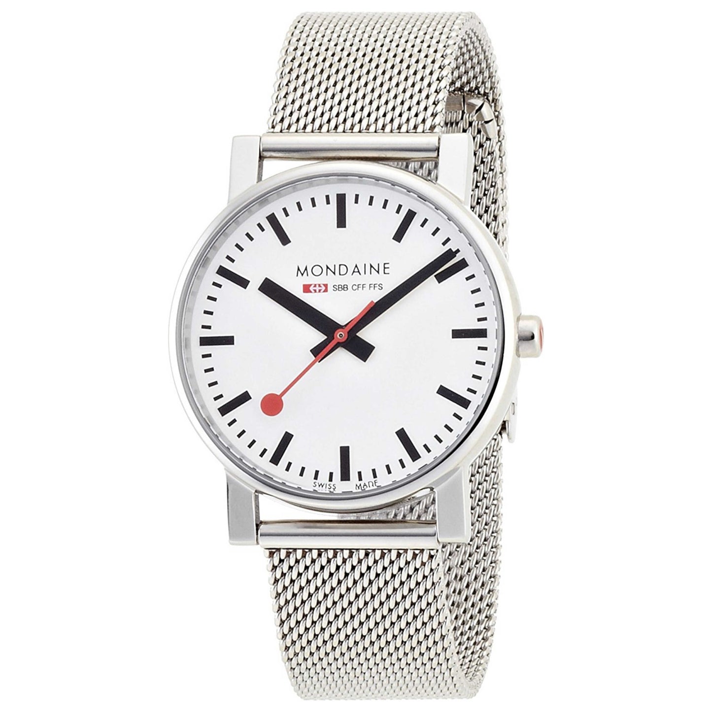 Front view of Mondaine Analog Men's Quartz Watch A658-30300-11SBV
