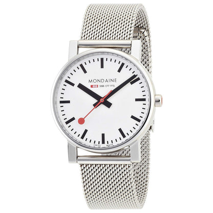 Front view of Mondaine Analog Men's Quartz Watch A658-30300-11SBV
