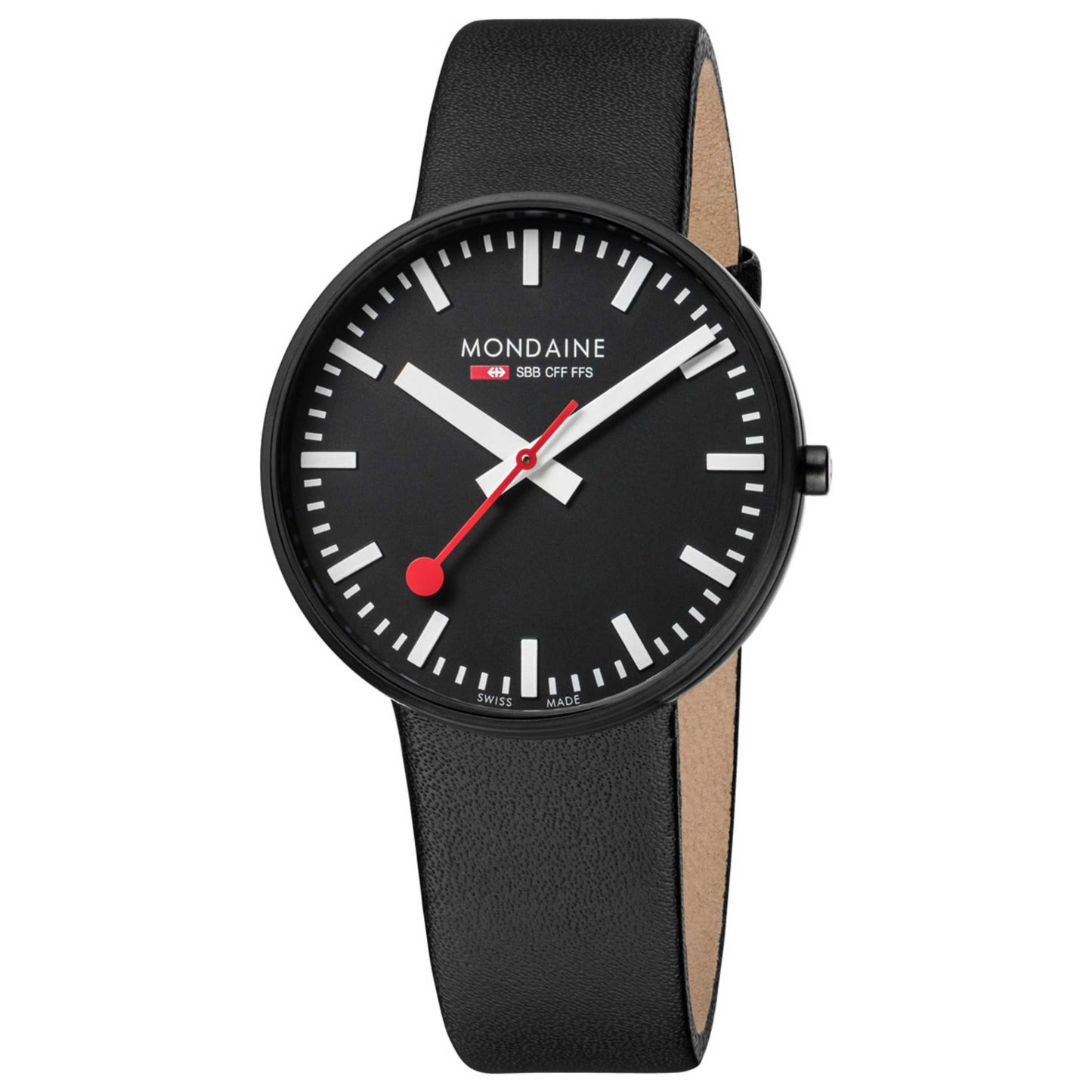 Front view of Mondaine Analog Men's Quartz Watch A660-30328-64SBB