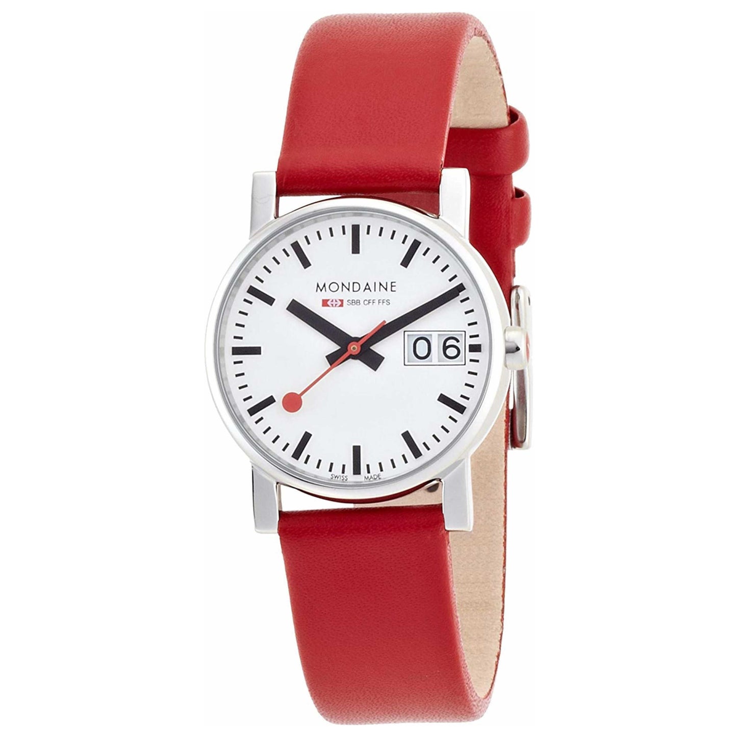 Front view of Mondaine Analog Women's Quartz Watch A669-30305-11SBC