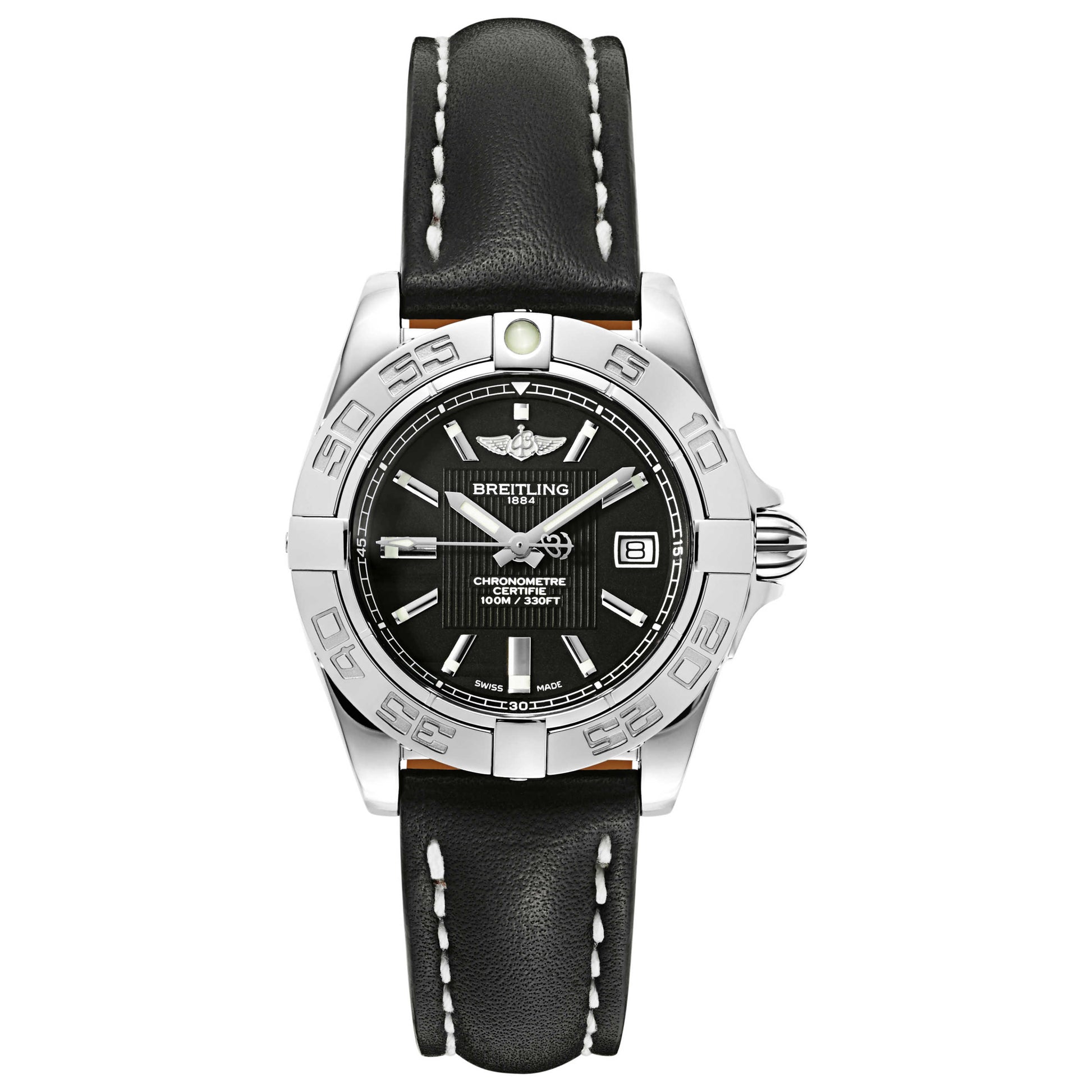 Front view of Breitling Galactic Women's Swiss Quartz (Battery-Powered) Certified Chronometer Watch A71356L2-BA10-208X