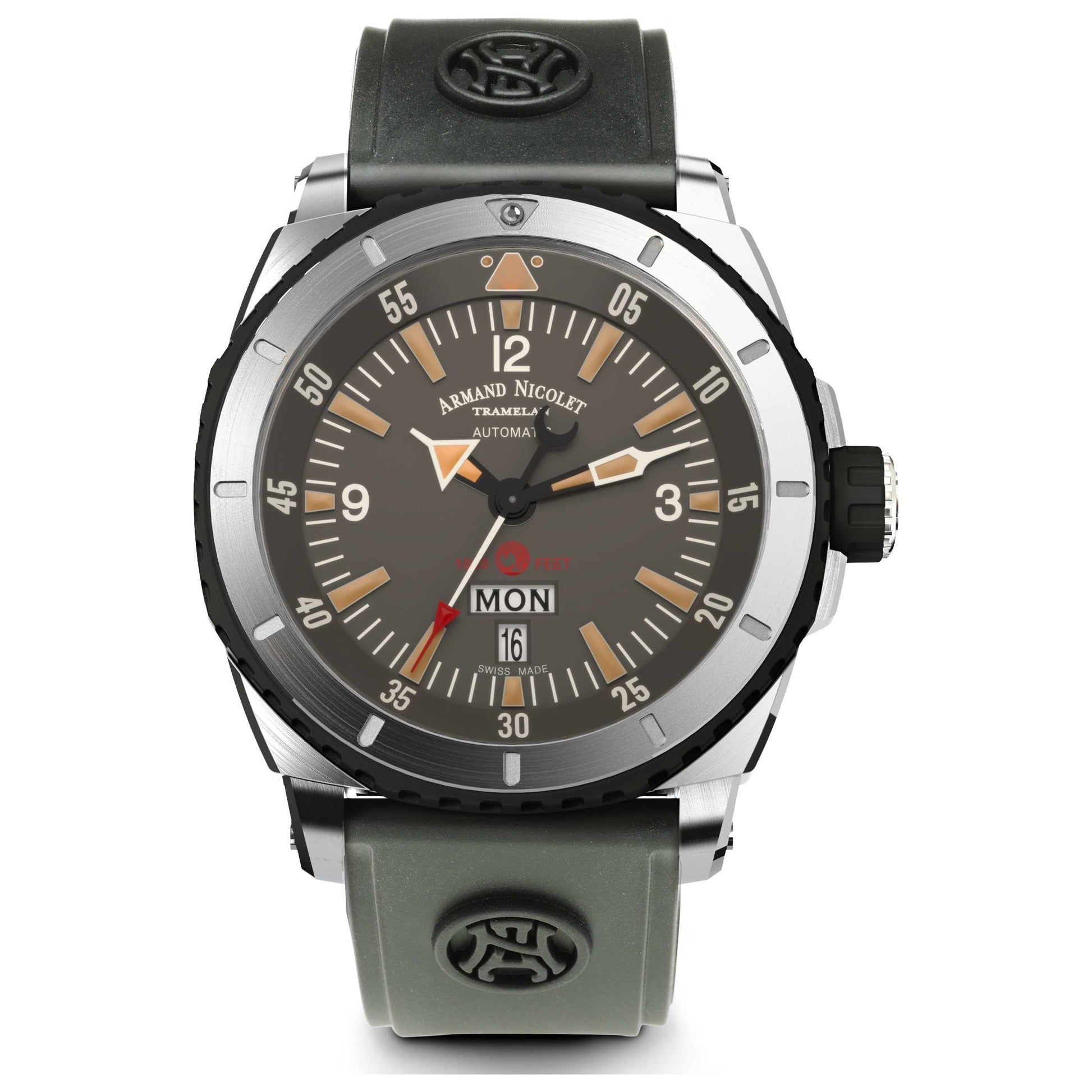 Armand Nicolet Analog Men's Watch A713MGN-GR-G9610 - Image #3