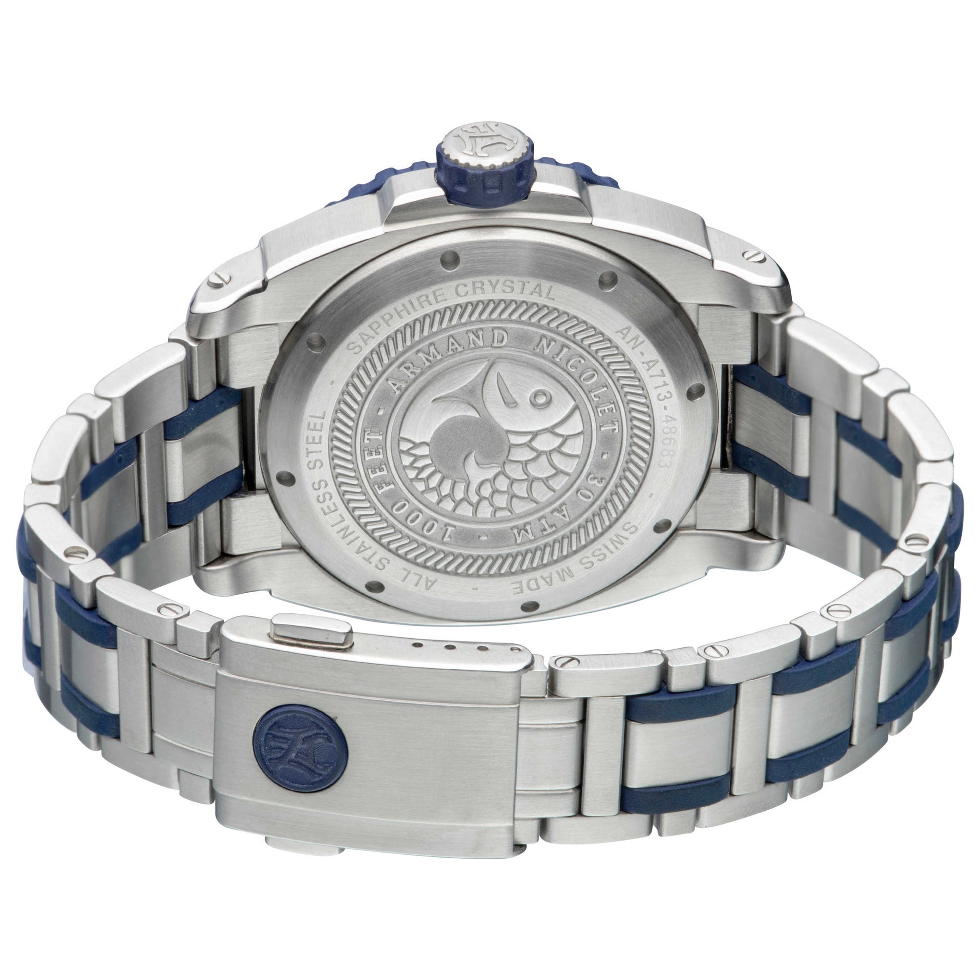 Armand Nicolet Analog Men's Watch A713MGU-BU-MA4710GU - Image #2