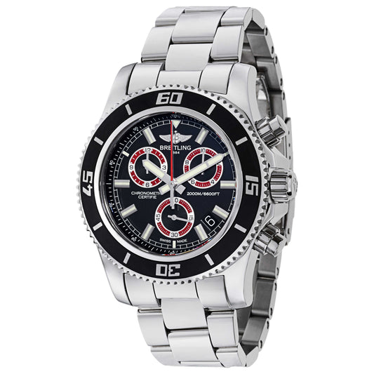 Front view of Breitling Superocean Men's Swiss Quartz (Battery-Powered) Certified Chronometer Watch A73310A8-BB72-160A