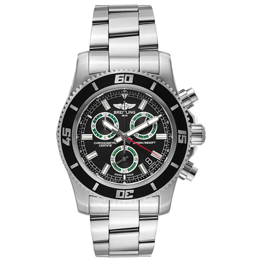 Front view of Breitling Superocean Men's Swiss Quartz (Battery-Powered) Certified Chronometer Watch A73310A8-BB75-160A