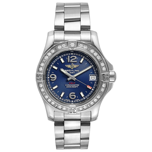 Front view of Breitling Colt Women's Swiss Quartz (Battery-Powered) Certified Chronometer Watch A7438953-C913-178A