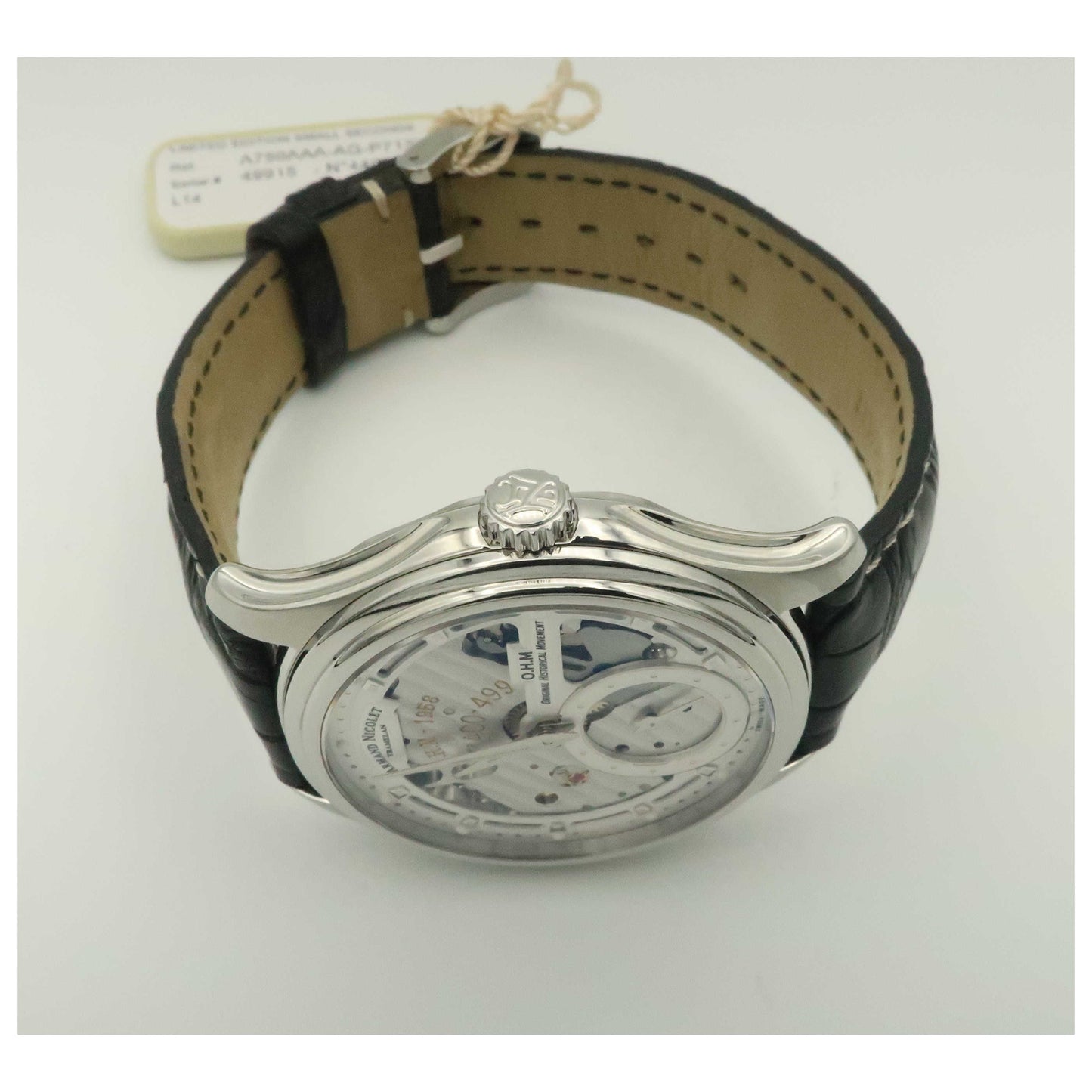 Armand Nicolet L14 Men's Manual-Wind Watch A750AAA-AG-P713NR2 - Image #8