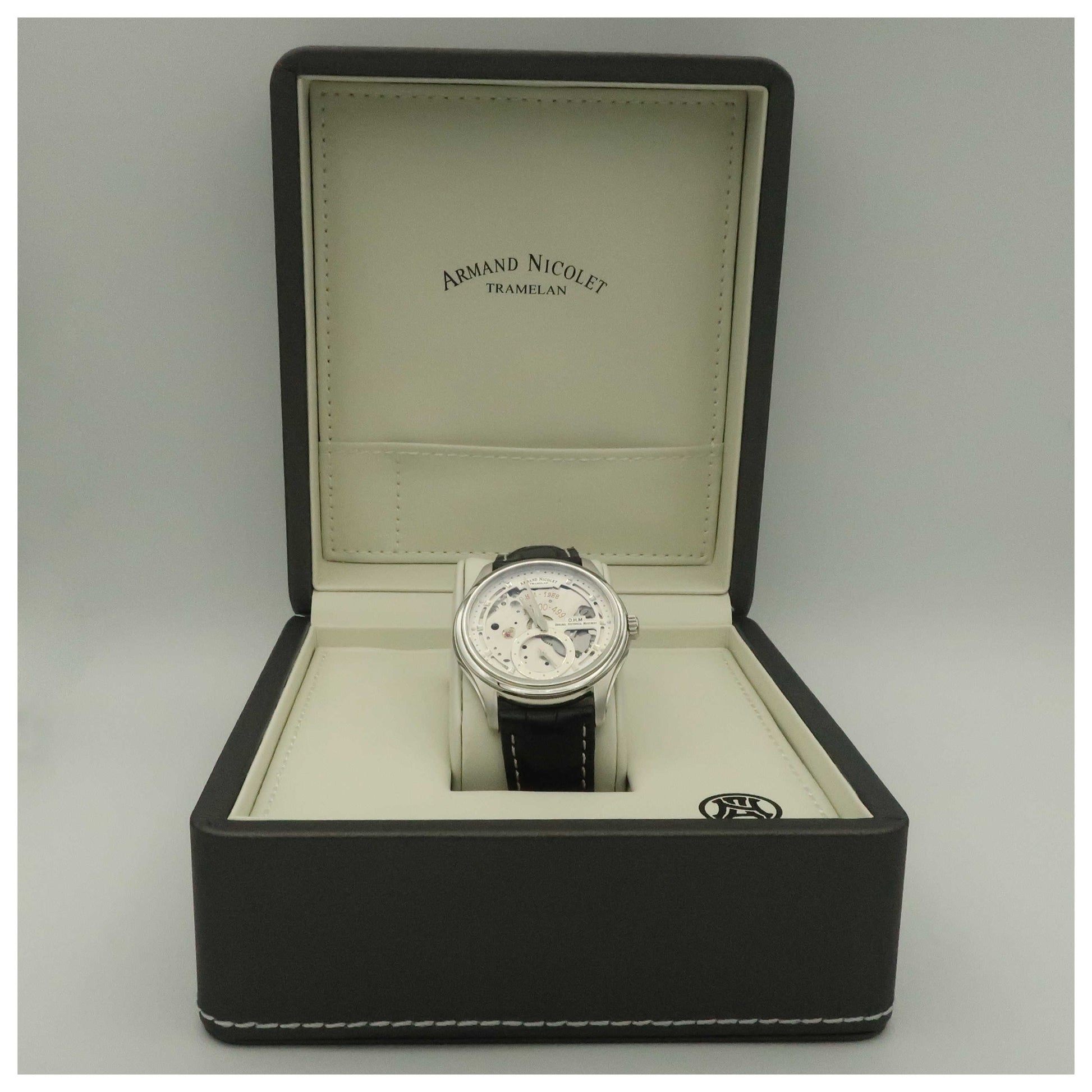 Armand Nicolet L14 Men's Manual-Wind Watch A750AAA-AG-P713NR2 - Image #6