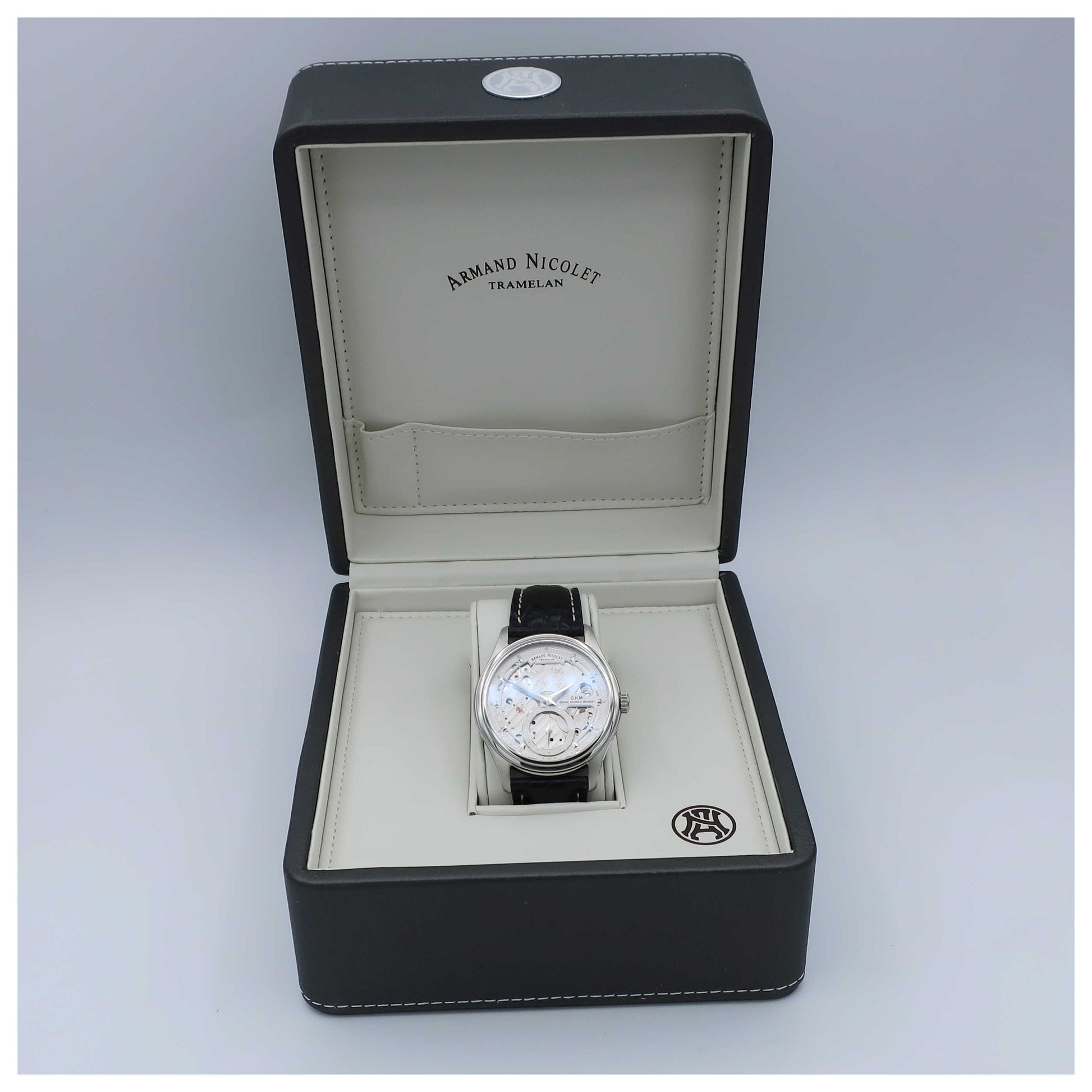 Armand Nicolet L14 Men's Manual-Wind Watch A750AAA-AGP713NR2-SD - Image #6