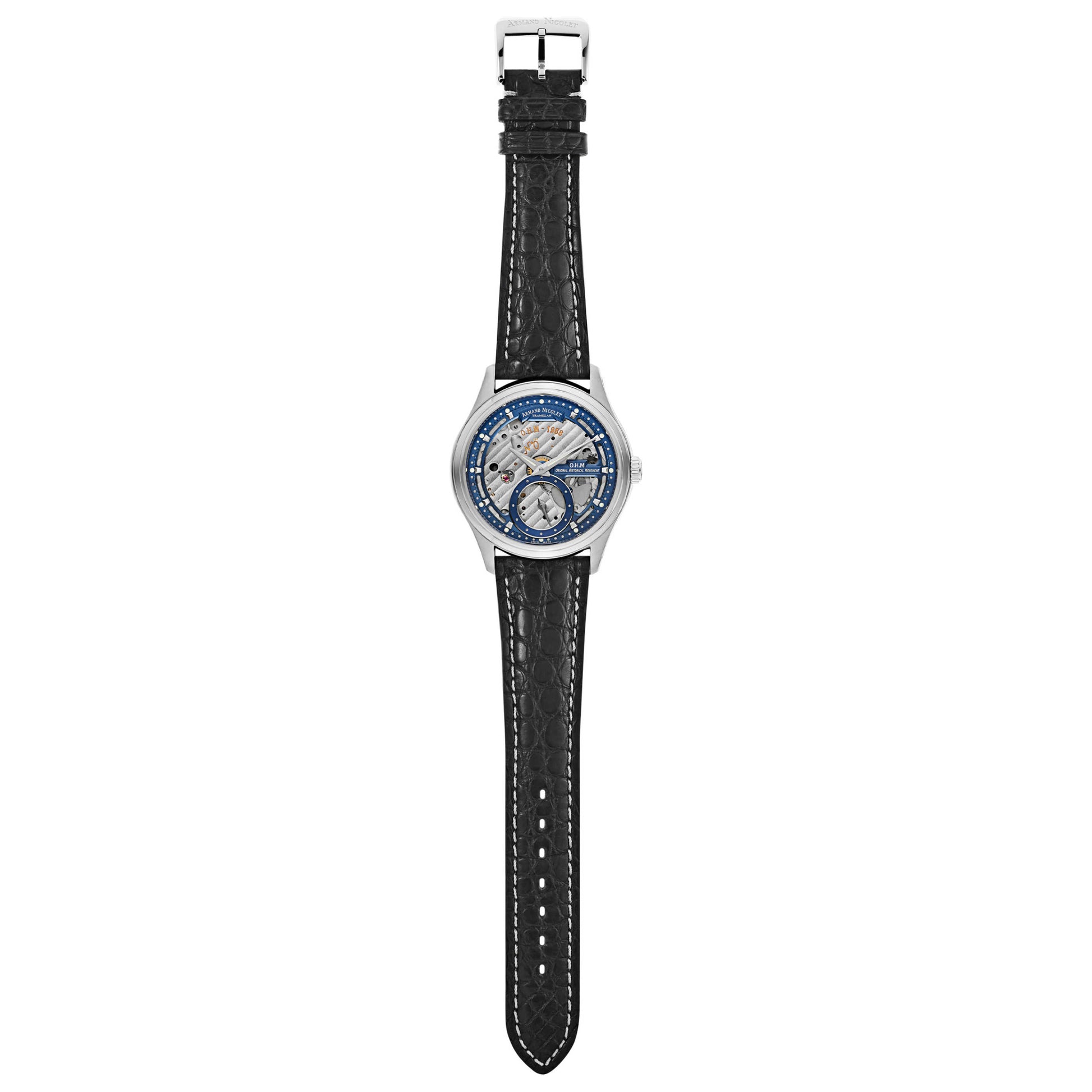 Armand Nicolet L14 Men's Manual-Wind Watch A750AAA-BU-P713NR2 - Image #8