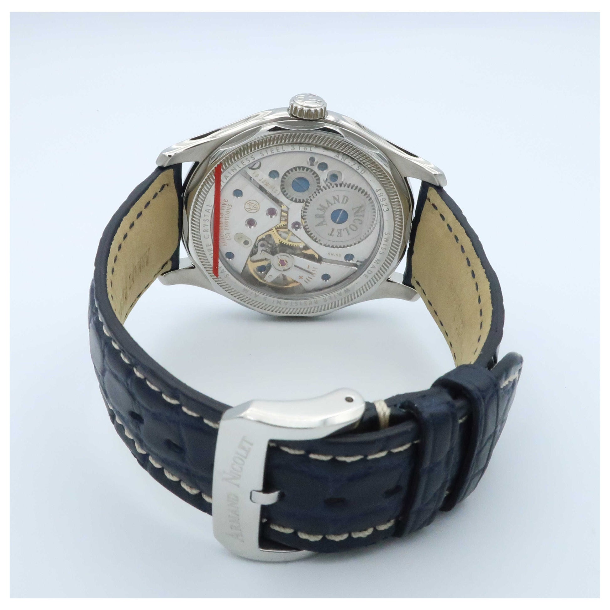 Armand Nicolet L14 Men's Manual-Wind Watch A750AAA-BUP713BU2-SD - Image #2