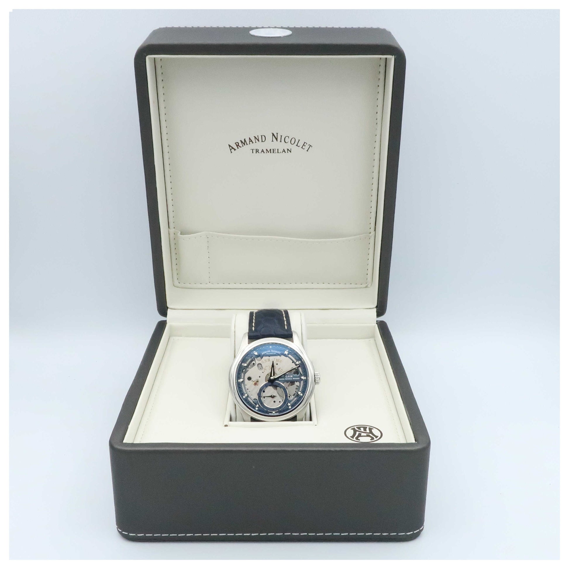 Armand Nicolet L14 Men's Manual-Wind Watch A750AAA-BUP713BU2-SD - Image #6