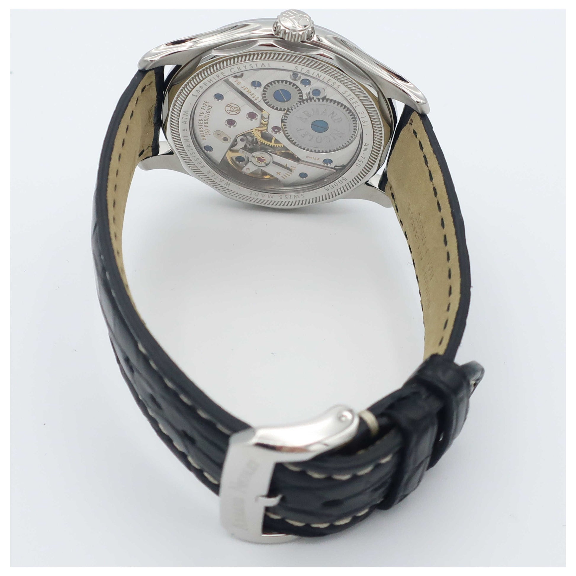 Armand Nicolet L14 Men's Manual-Wind Watch A750AAA-NRP713NR2-SD - Image #2