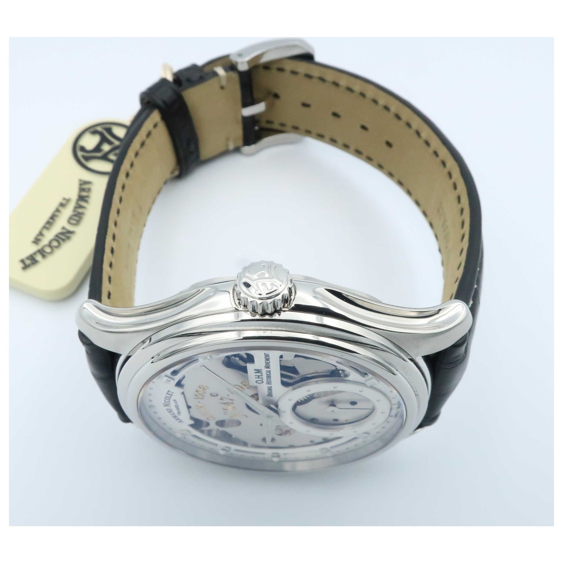 Armand Nicolet L14 Men's Manual-Wind Watch A750AAAAGP713NR2-SDV - Image #8