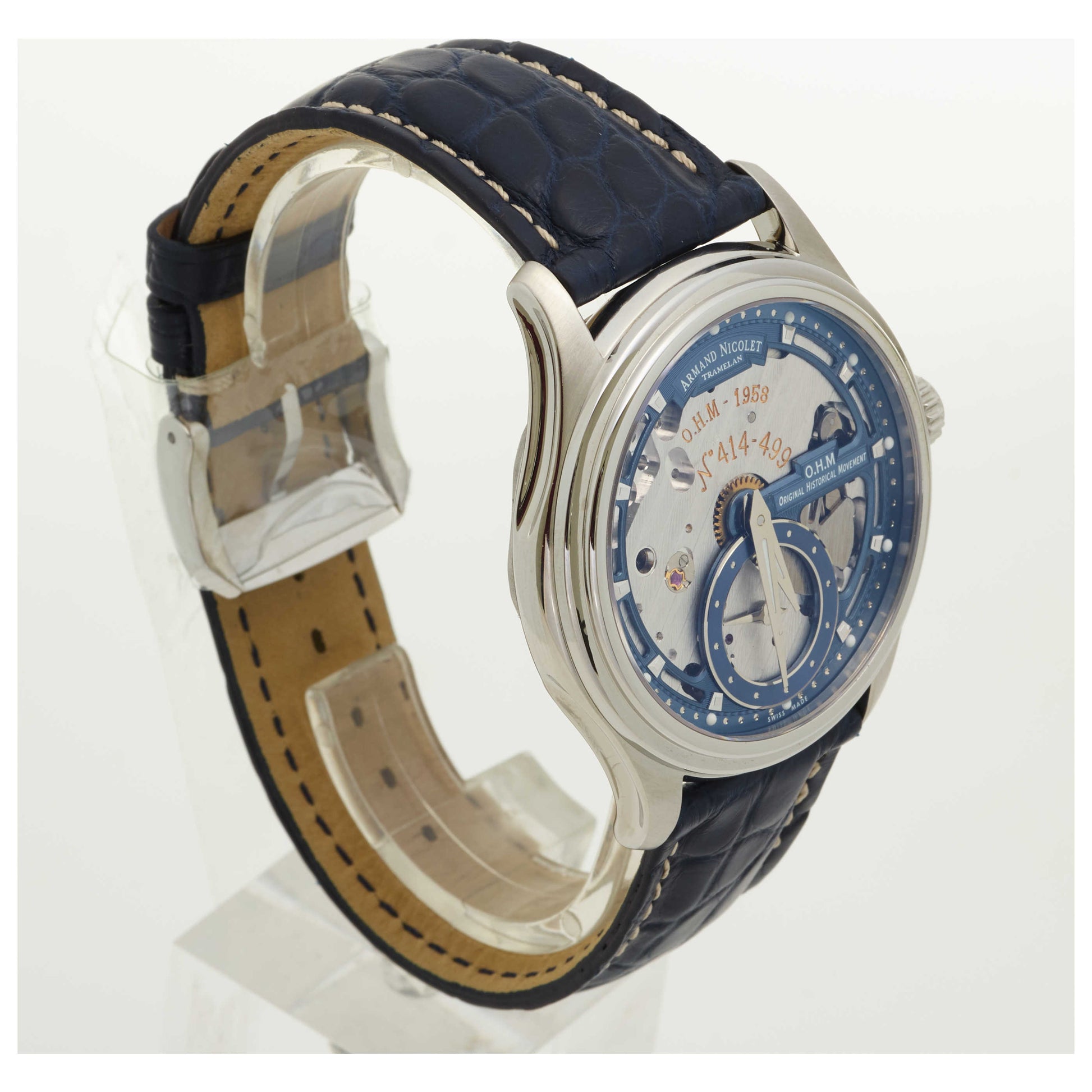 Armand Nicolet L14 Men's Manual-Wind Watch A750AAABUP713BU2-SDV - Image #3