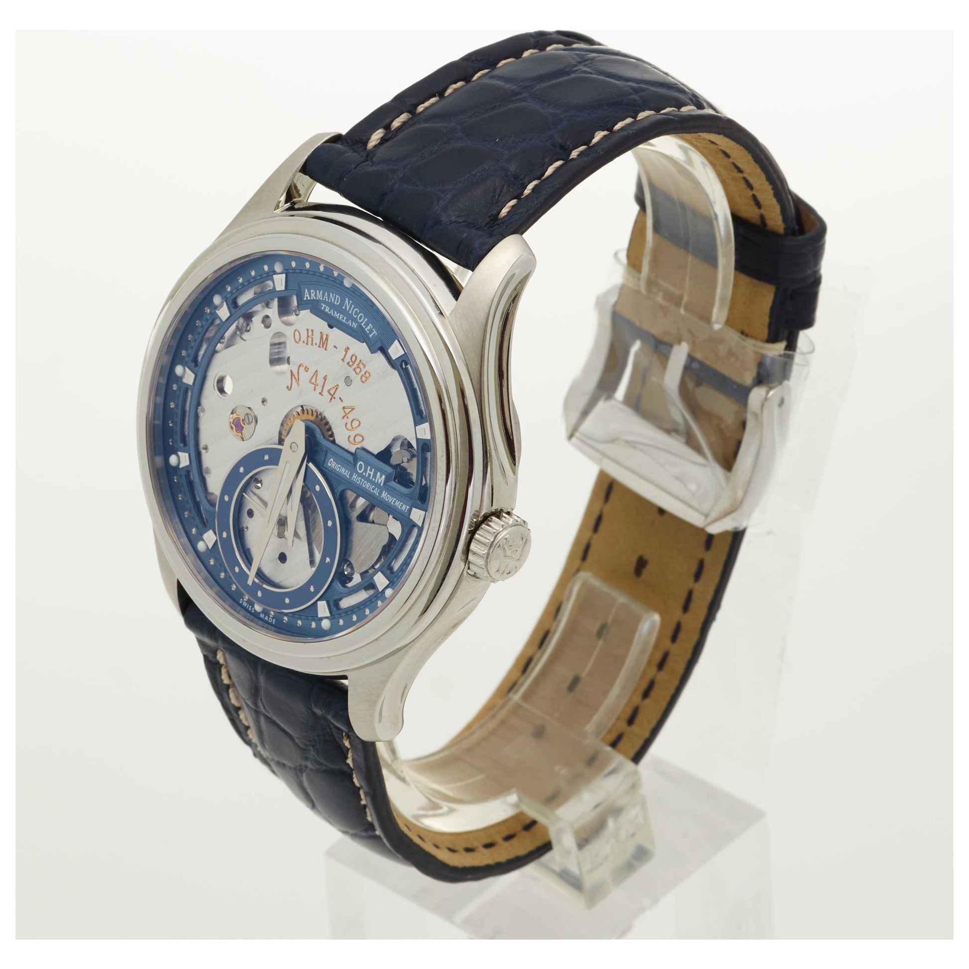 Armand Nicolet L14 Men's Manual-Wind Watch A750AAABUP713BU2-SDV - Image #4