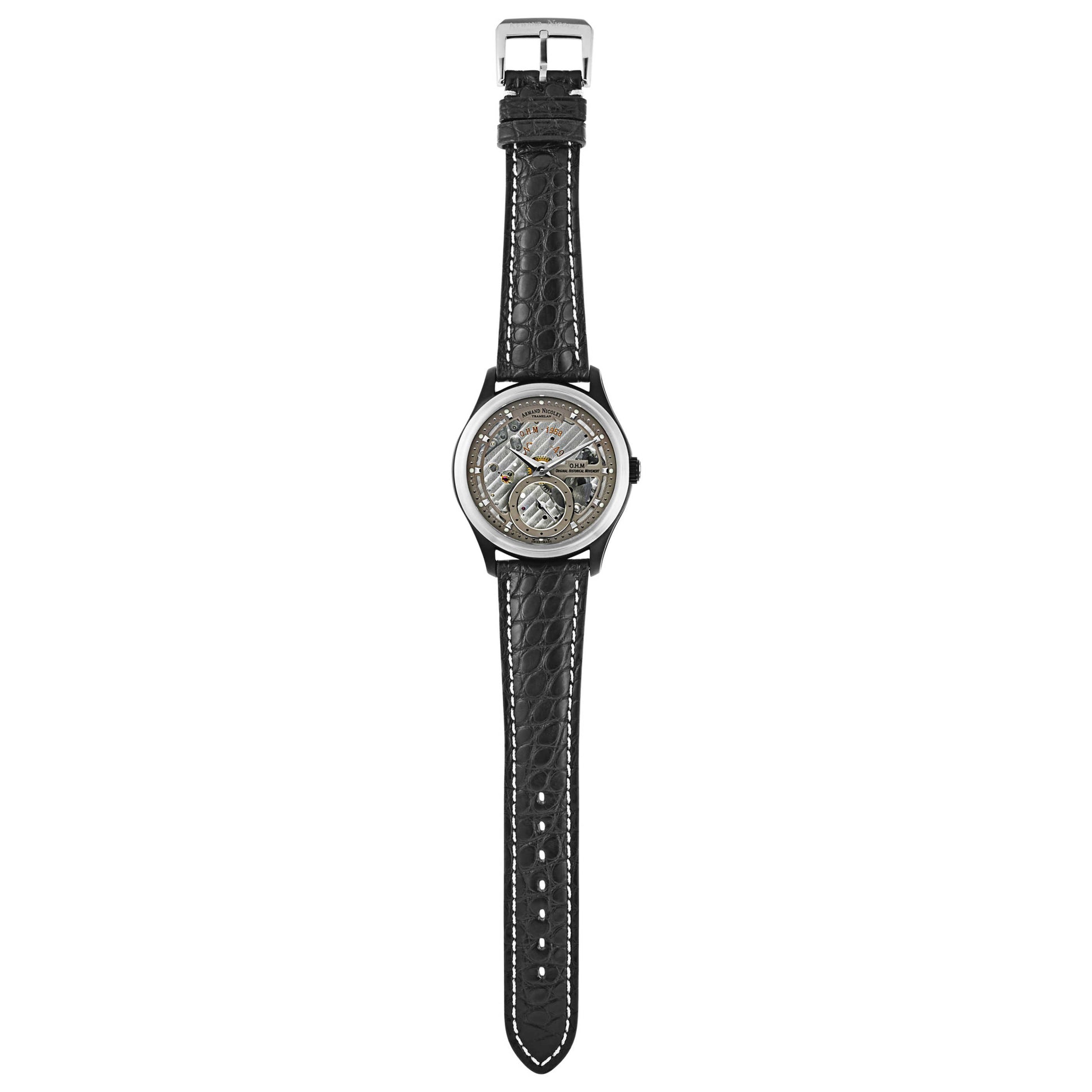Armand Nicolet L14 Men's Manual-Wind Watch A750ANA-GR-P713NR2 - Image #8