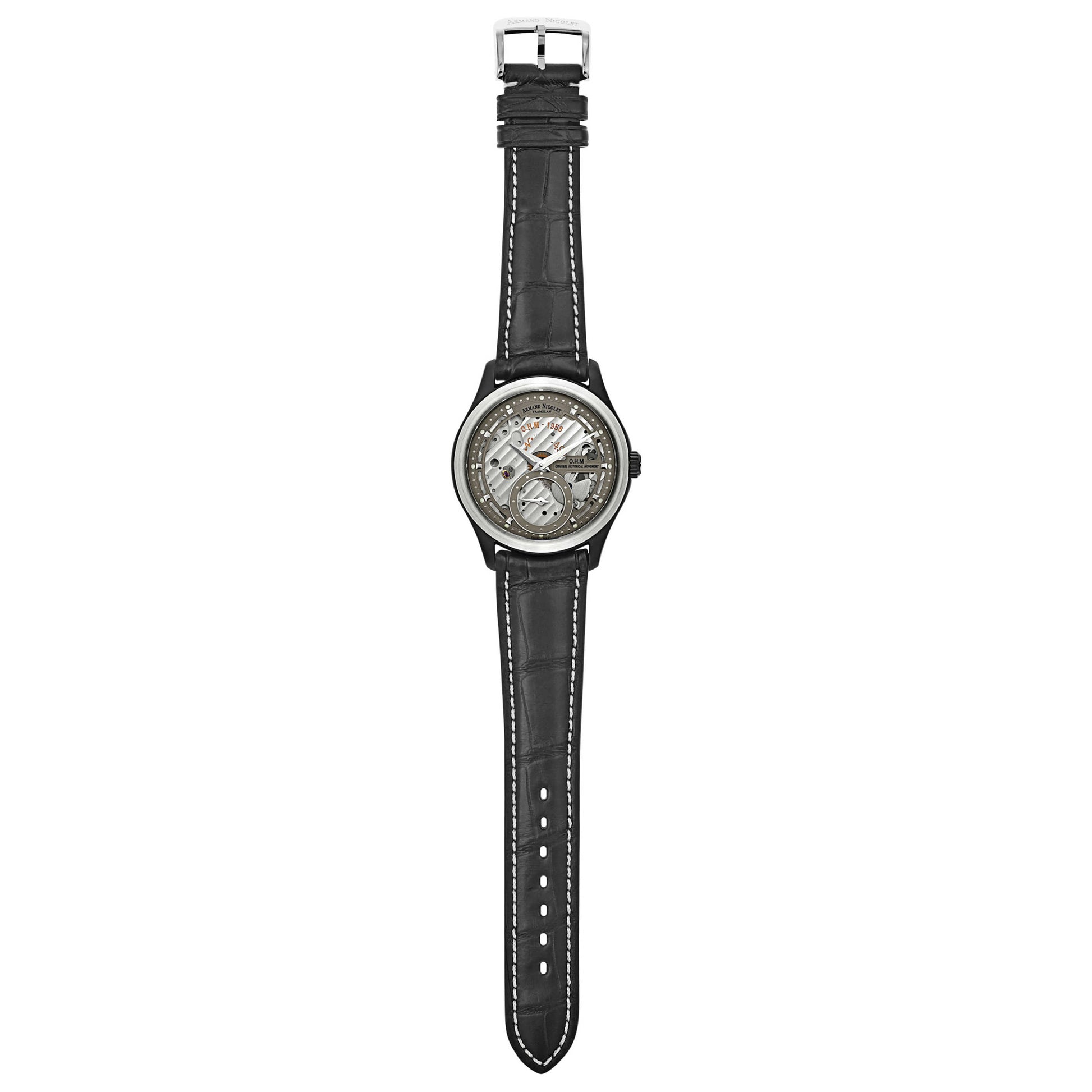 Armand Nicolet L14 Men's Manual-Wind Watch A750ANA-GR-P713NS2 - Image #8