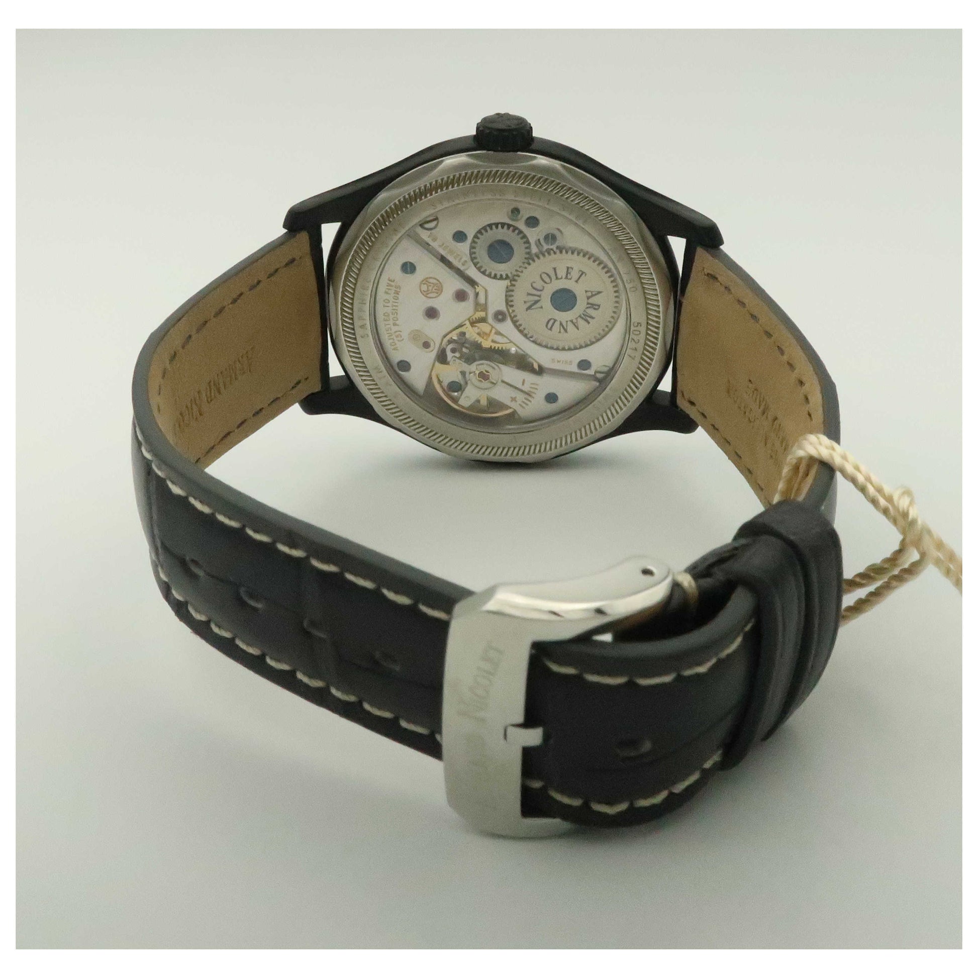 Armand Nicolet L14 Men's Manual-Wind Watch A750ANA-GRP713GR2-SD - Image #2