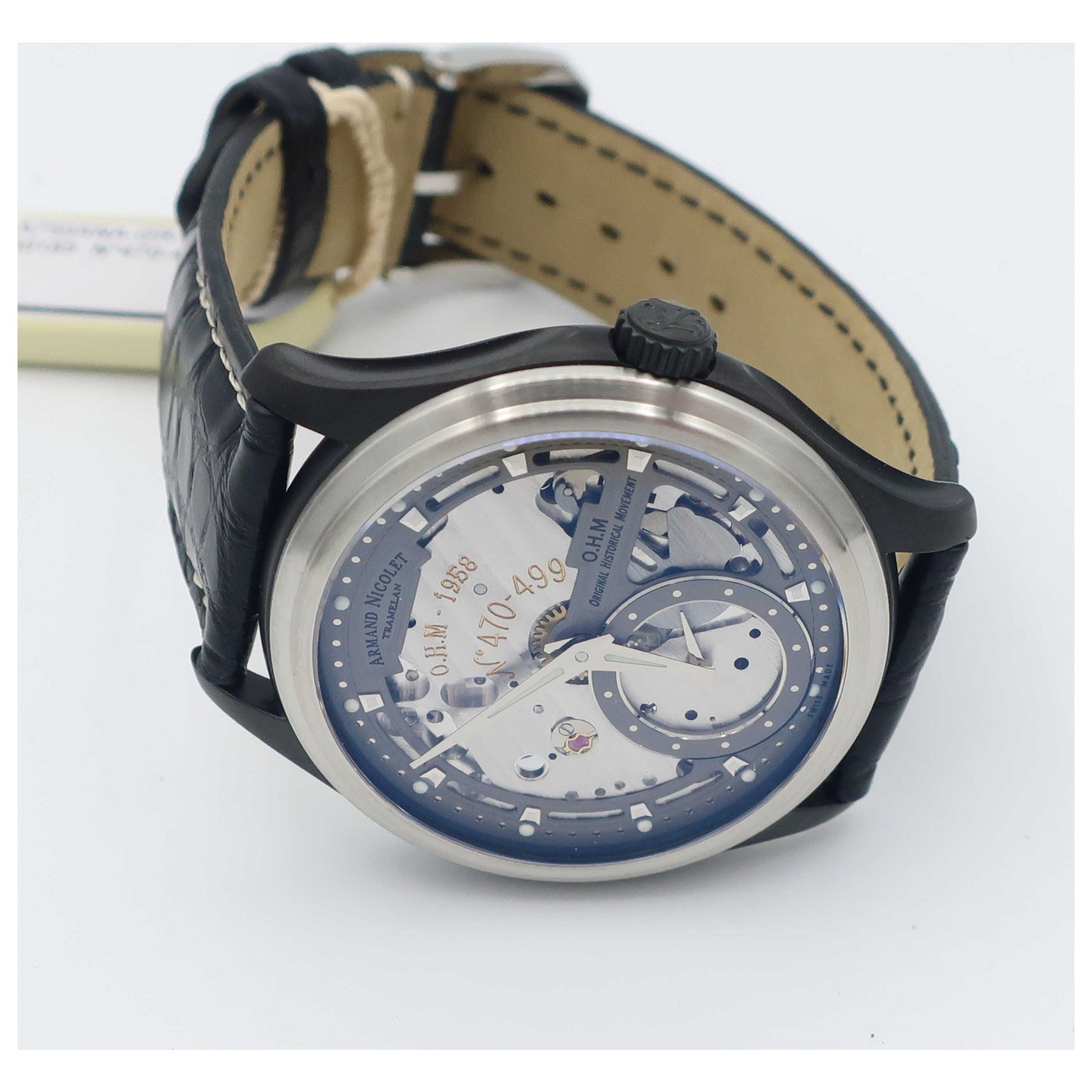 Armand Nicolet L14 Men's Manual-Wind Watch A750ANA-GRP713NR2-SD - Image #8