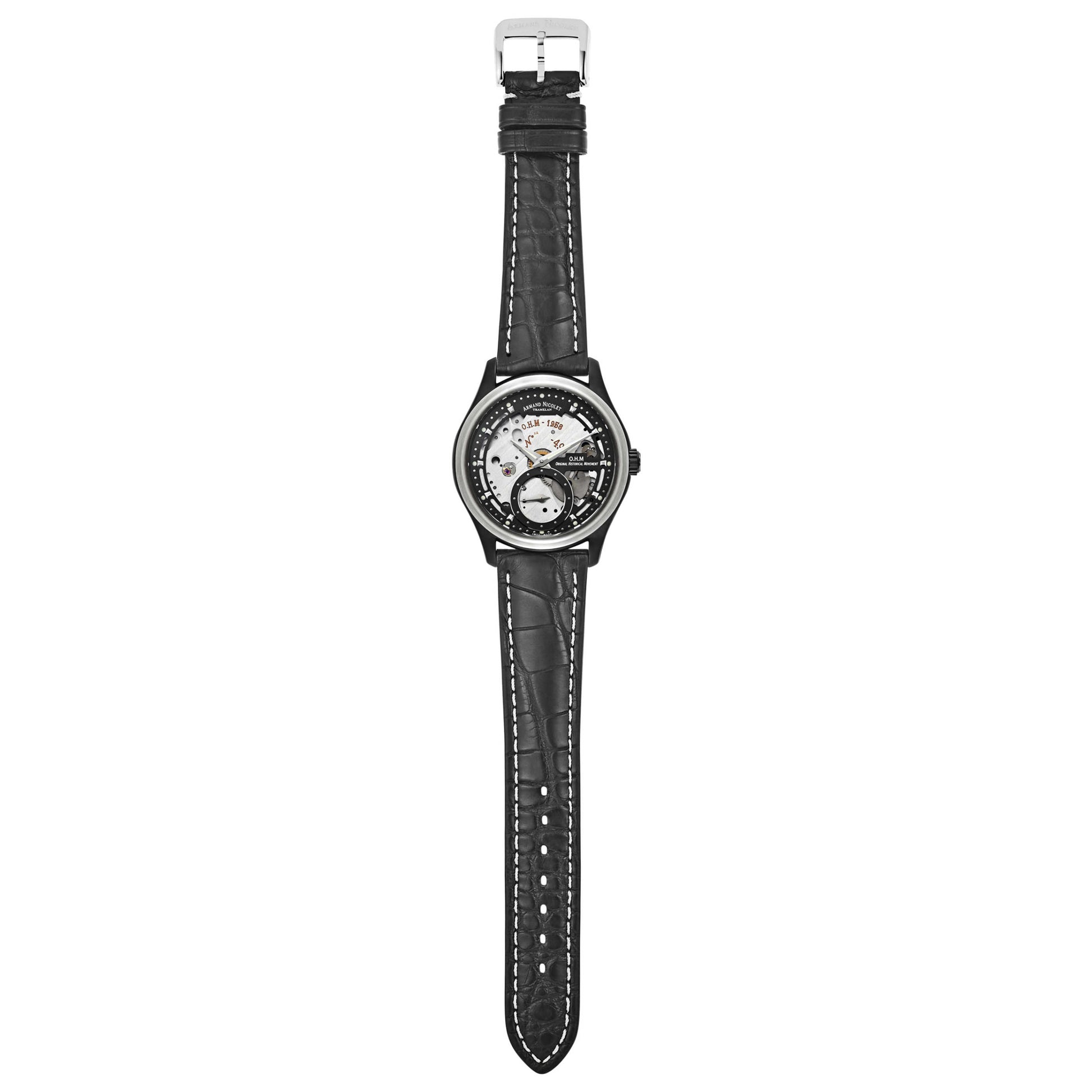 Armand Nicolet L14 Men's Manual-Wind Watch A750ANA-NR-P713NR2 - Image #8