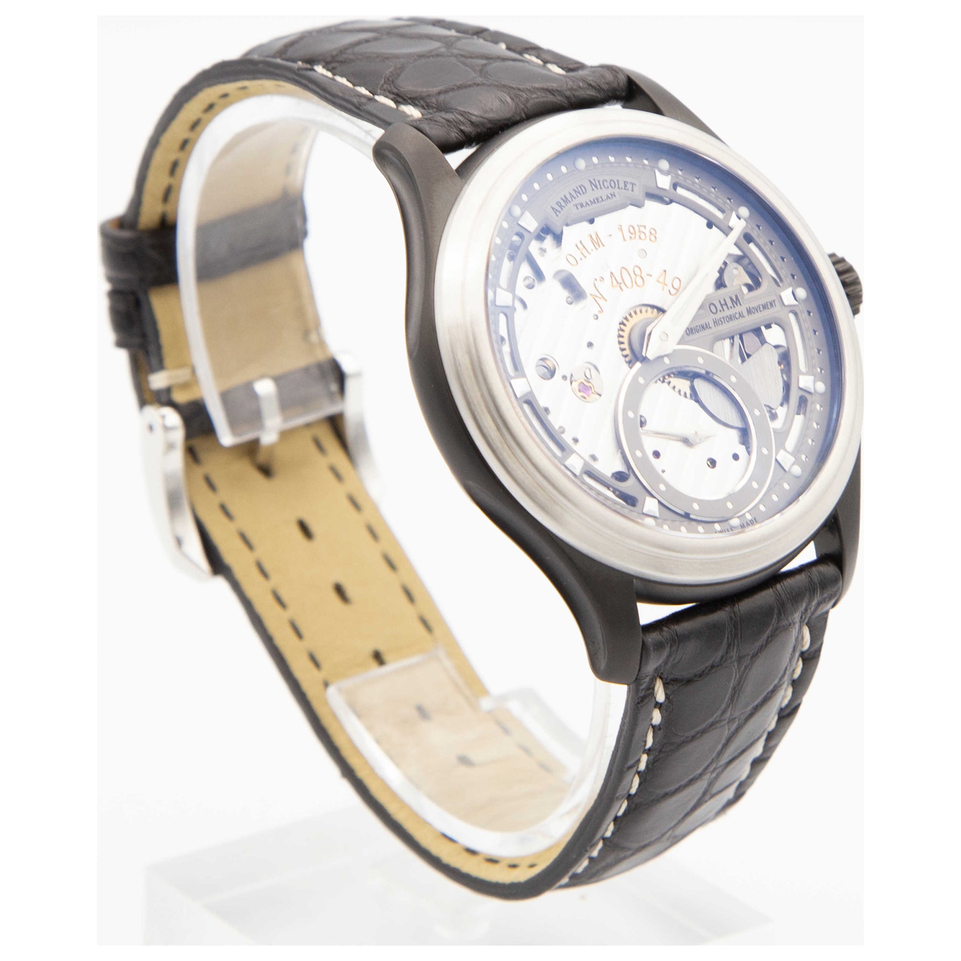 Armand Nicolet L14 Men's Manual-Wind Watch A750ANAGRP713NR2-SDV - Image #3