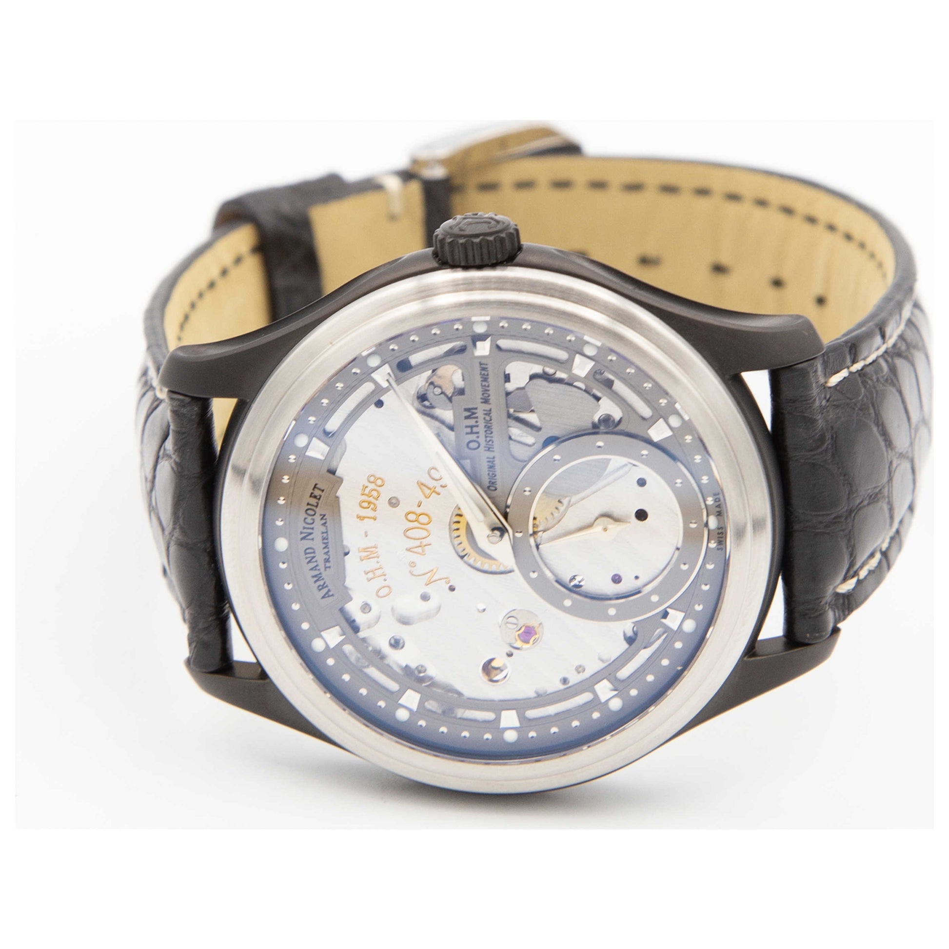 Armand Nicolet L14 Men's Manual-Wind Watch A750ANAGRP713NR2-SDV - Image #8