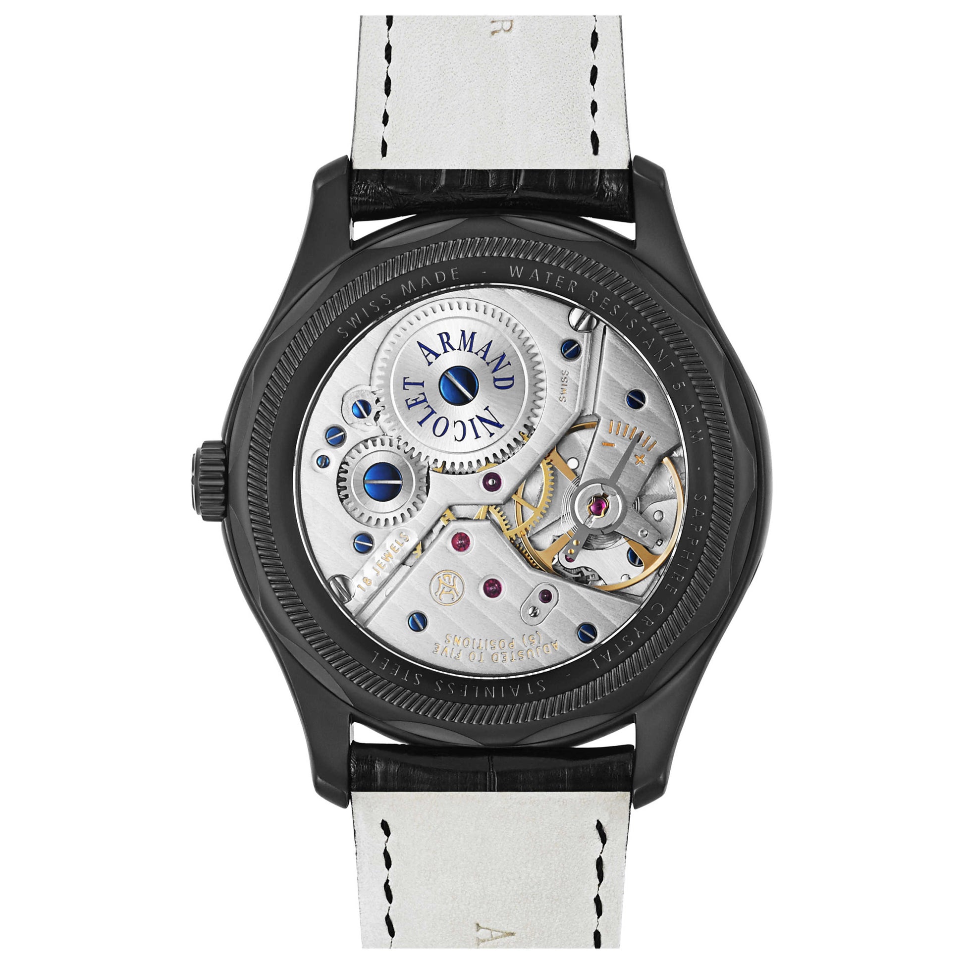 Armand Nicolet L14 Men's Manual-Wind Watch A750ANN-NR-P713NS2 - Image #2