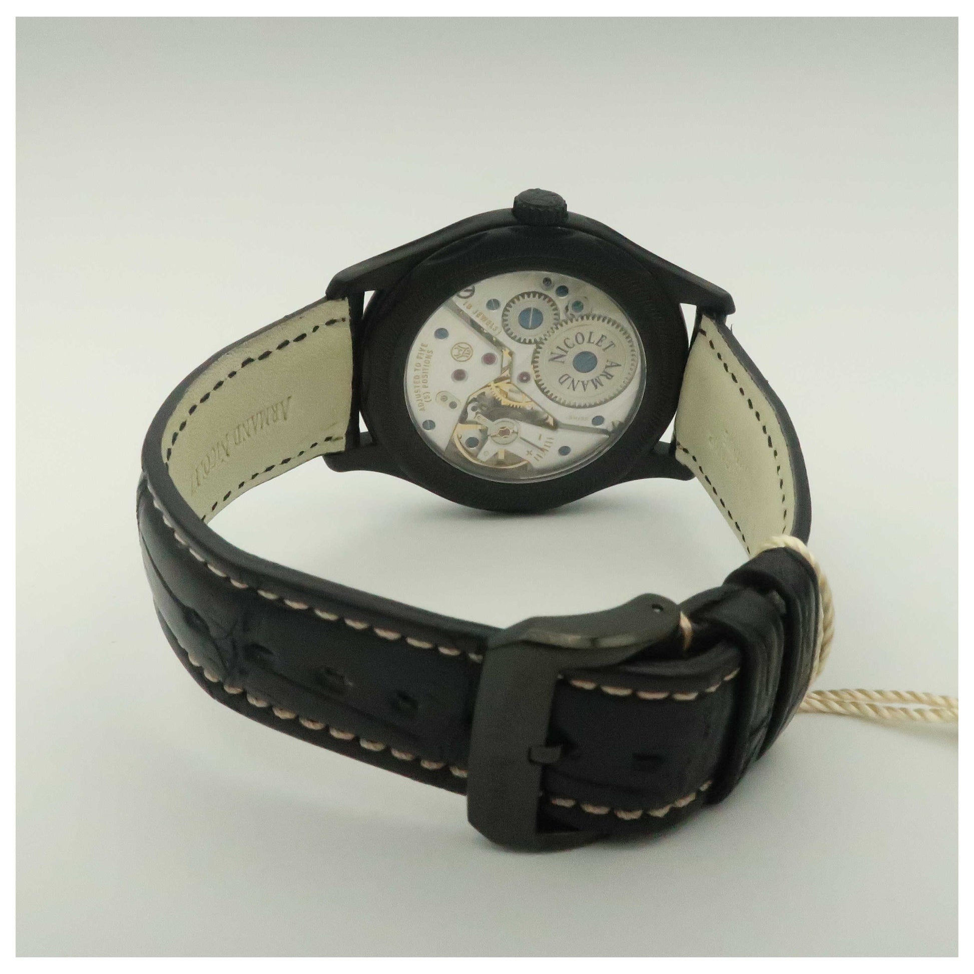 Armand Nicolet L14 Men's Manual-Wind Watch A750ANN-NRP713NS2-SD - Image #2