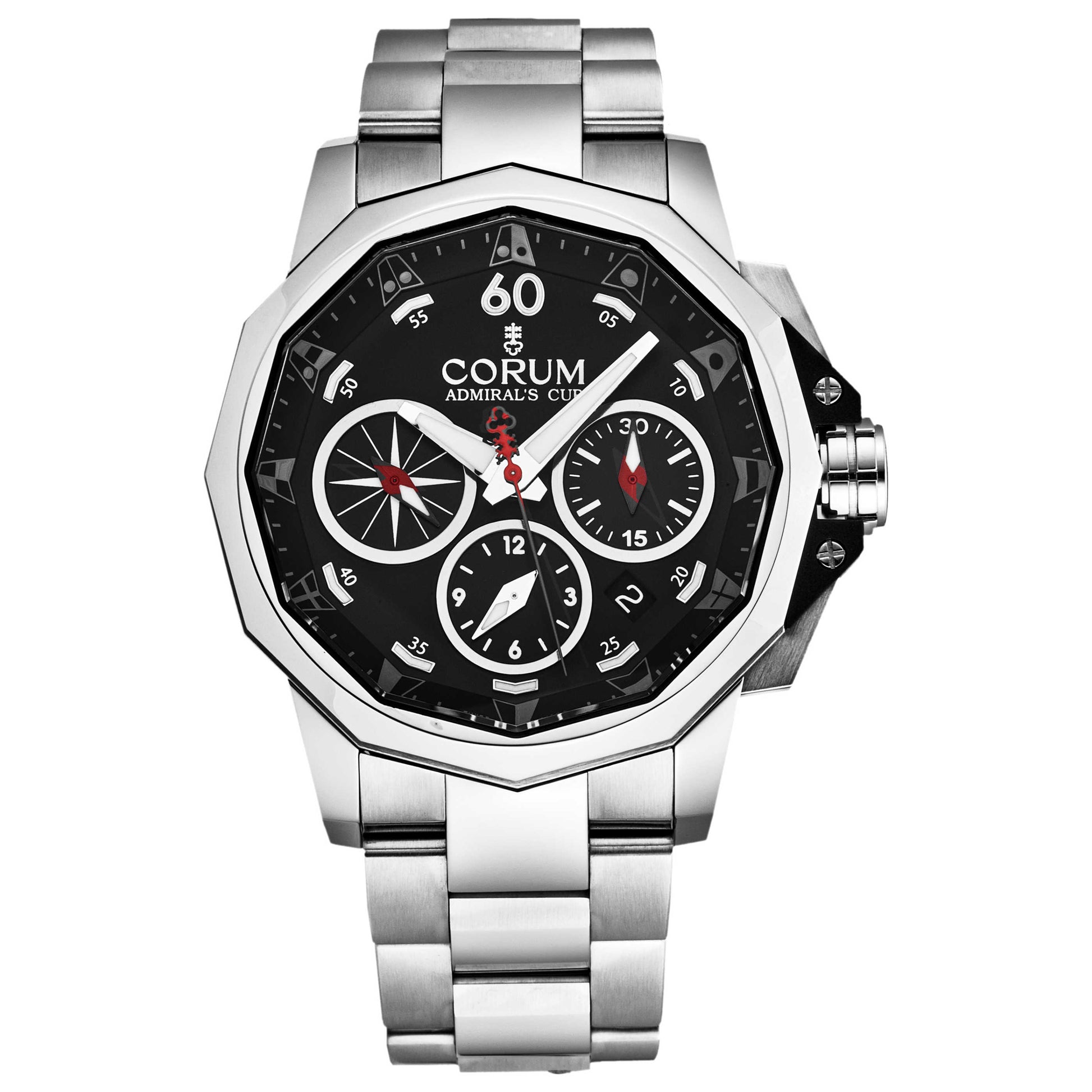Front view of Corum Admiral Cup Men's Automatic Watch A753/04200