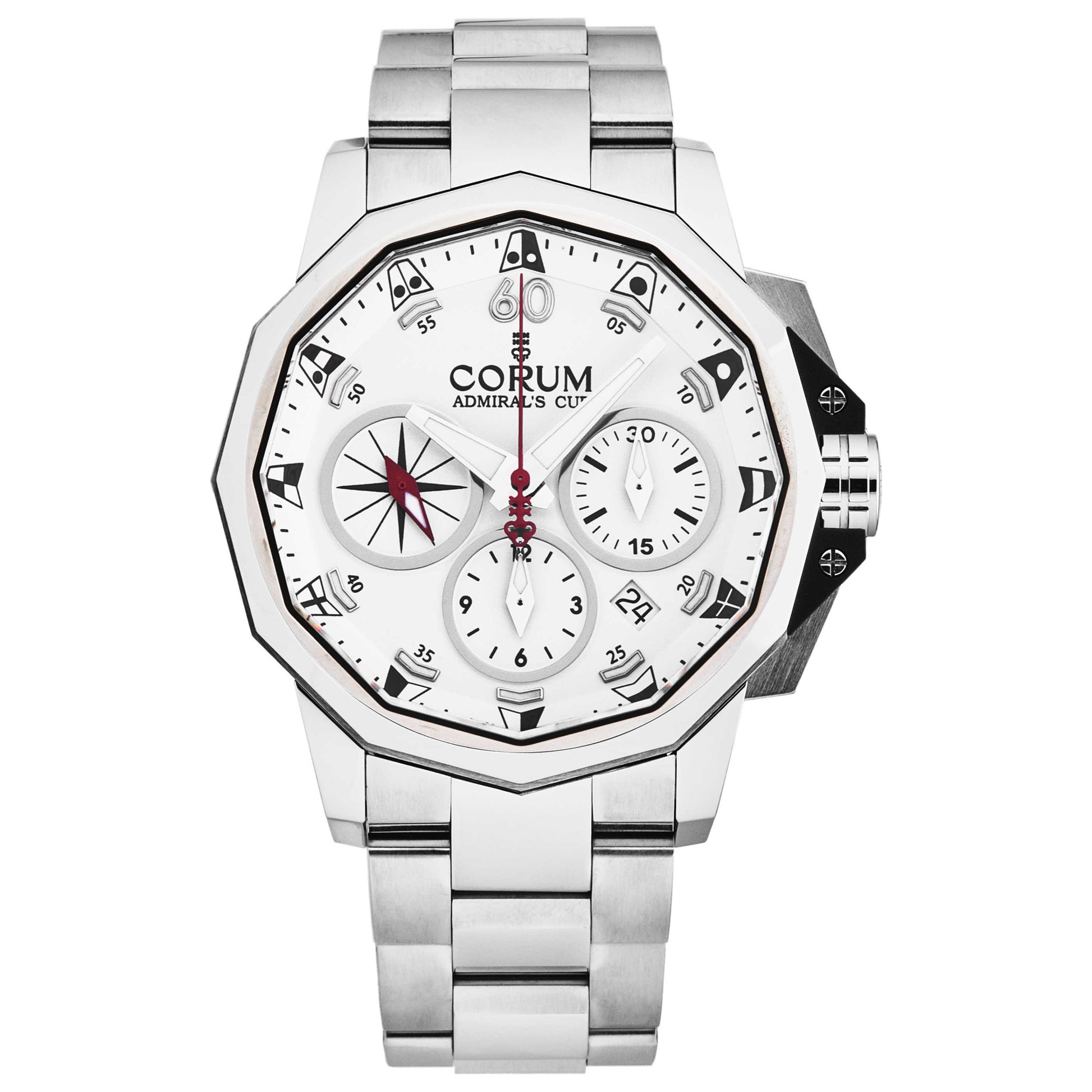 Front view of Corum Admiral Cup Men's Automatic Watch A753/04257