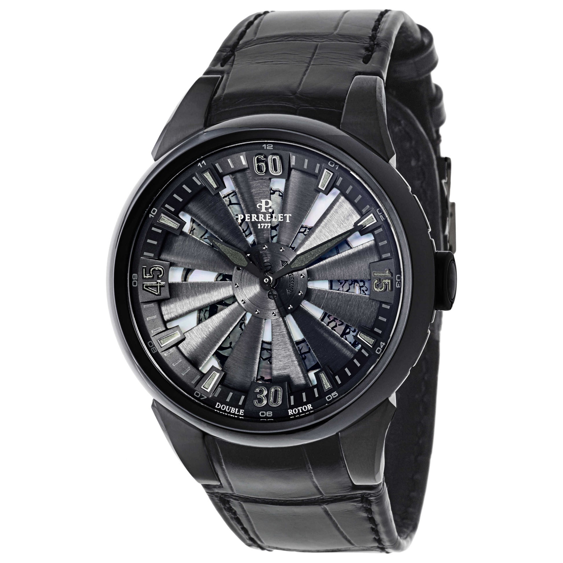 Front view of Perrelet Turbine Men's Automatic Watch A8001-1