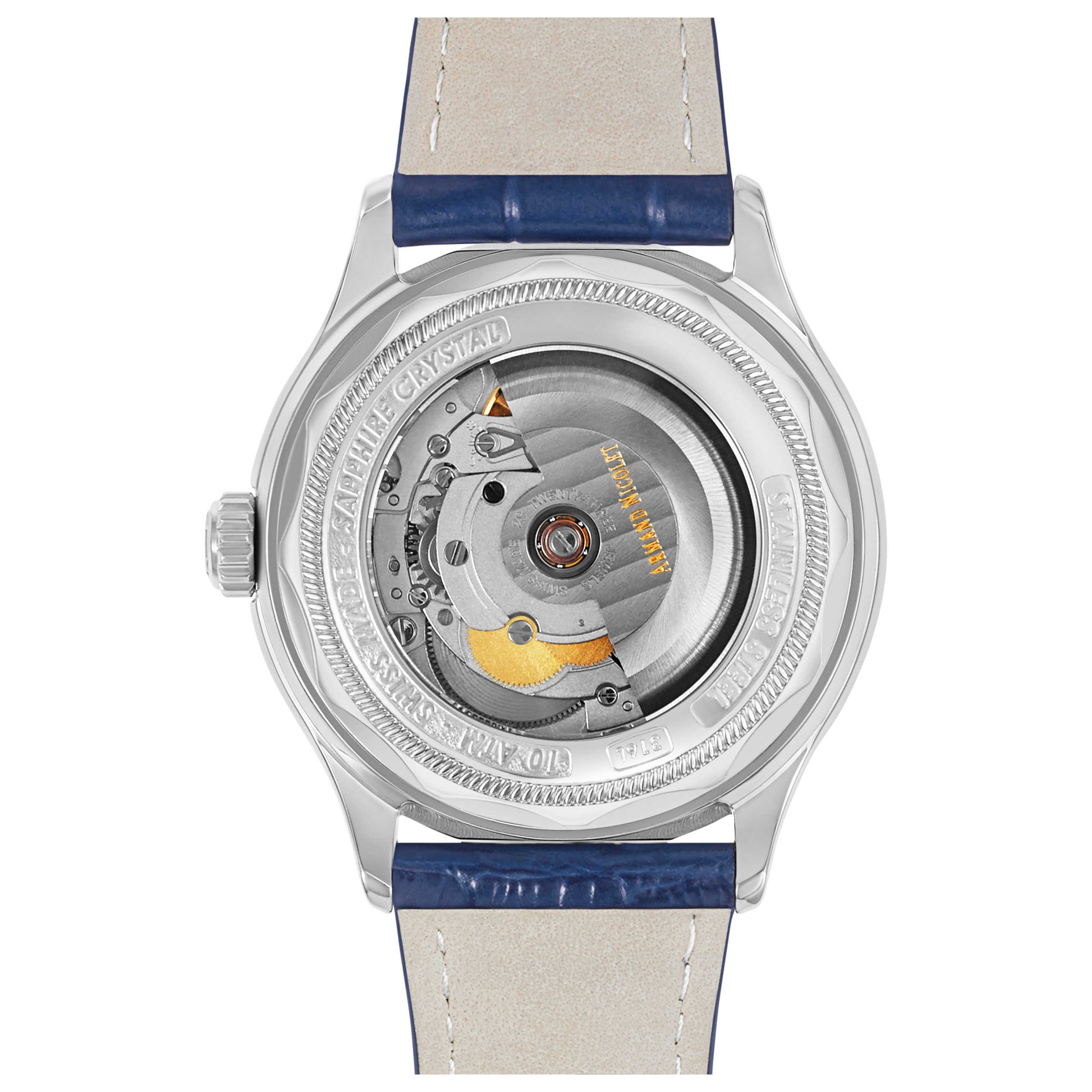 Armand Nicolet M02 Men's Automatic Watch A840BAA-BU-P840BU2 - Image #2