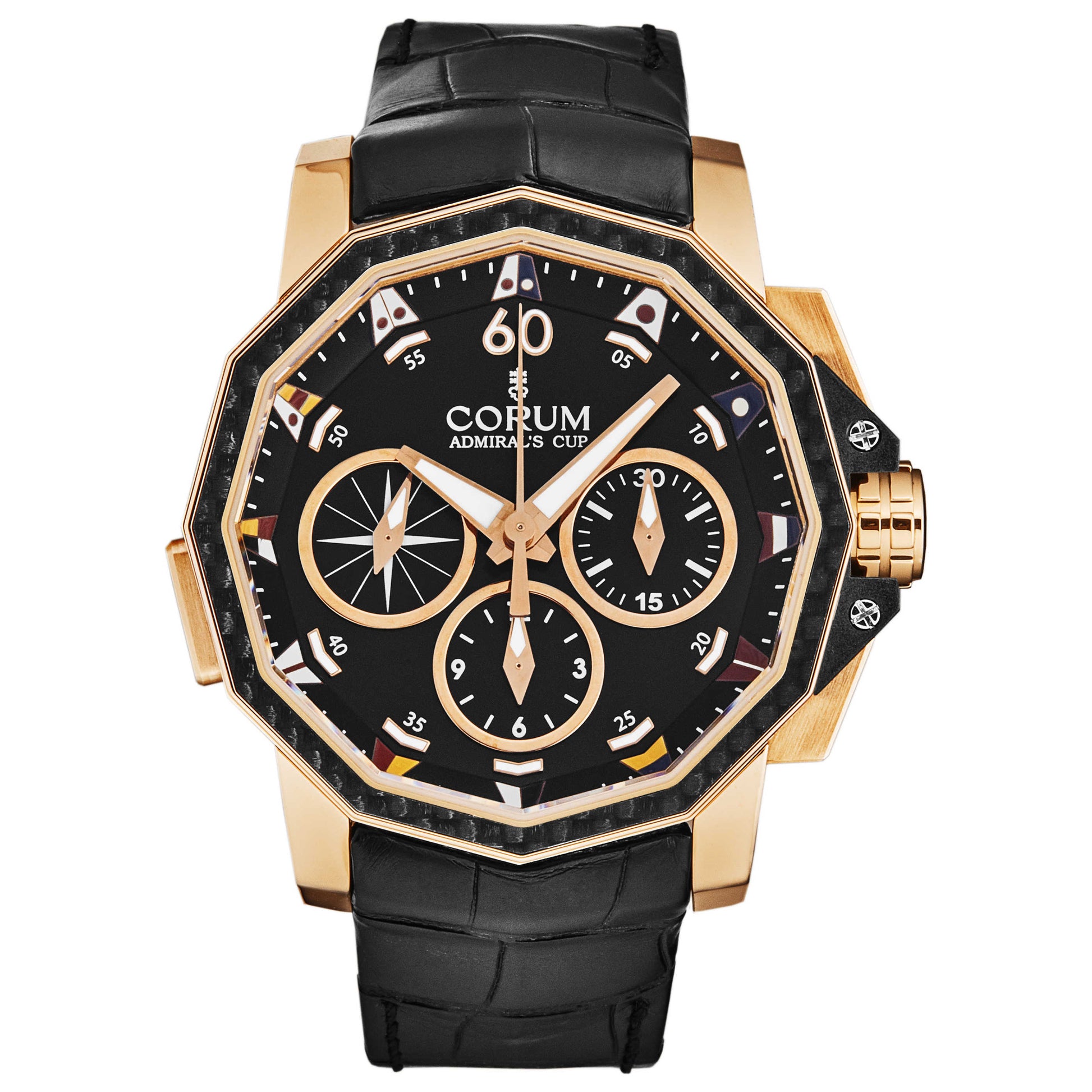 Front view of Corum Admiral Cup Men's Automatic Watch A986-00449