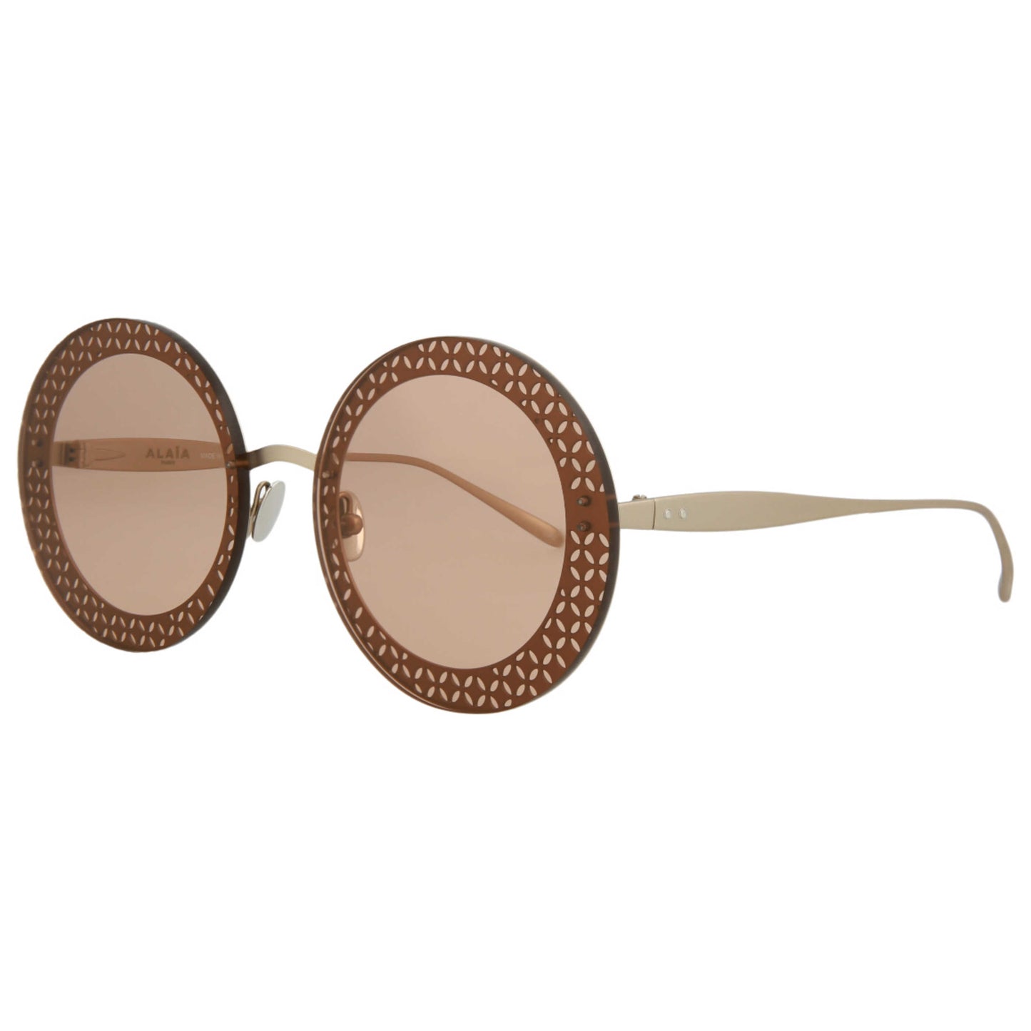 Front view of Alaia Novelty Women's Sunglasses AA0017S-30006205-003