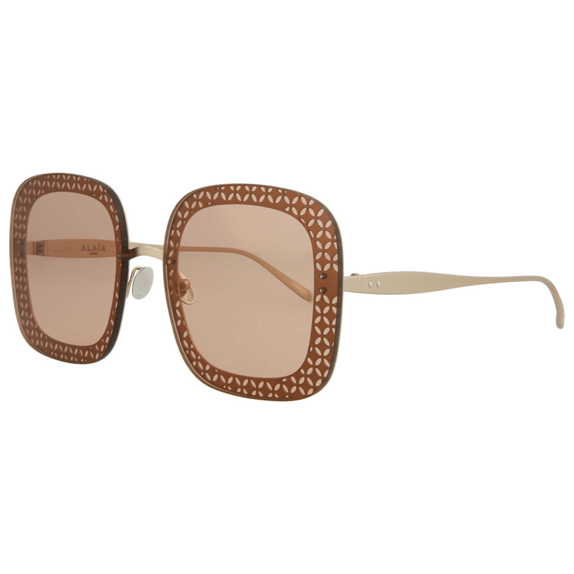 Front view of Alaia Novelty Women's Sunglasses AA0018S-30006206-003
