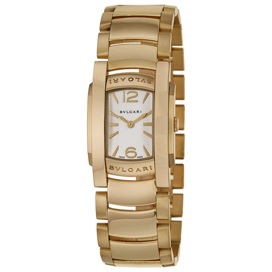 Front view of Bulgari Assioma Women's Swiss Quartz (Battery-Powered) Watch AA31WGG