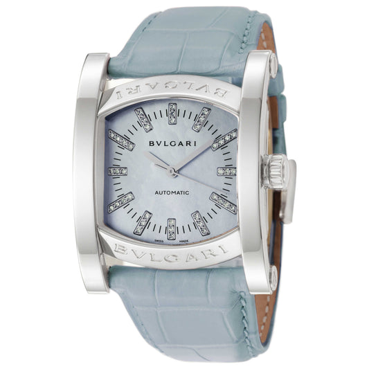 Front view of Bulgari Assioma Women's Automatic Watch AA44C3SL-12