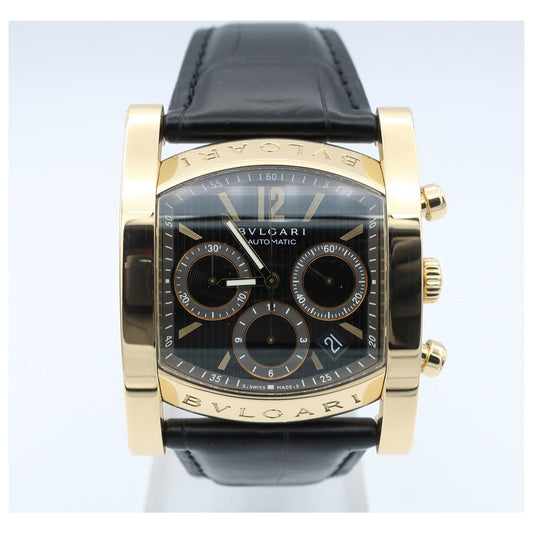 Front view of Bulgari Assioma Men's Automatic Watch AA48BGLDCH-SD