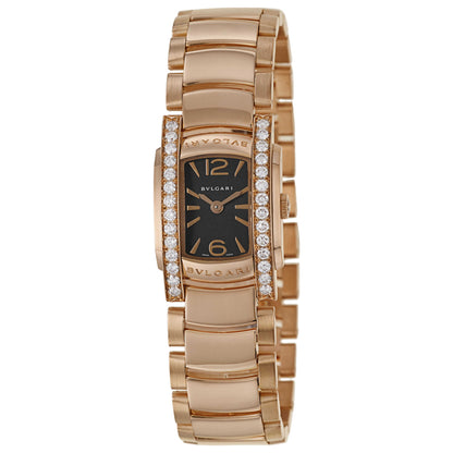 Front view of Bulgari Assioma Women's Swiss Quartz (Battery-Powered) Watch AAP26BGD1G