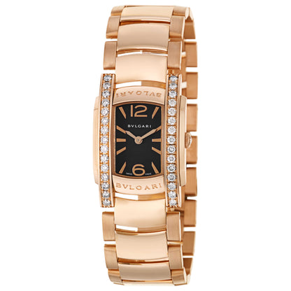 Front view of Bulgari Assioma Women's Swiss Quartz (Battery-Powered) Watch AAP31BGD1G