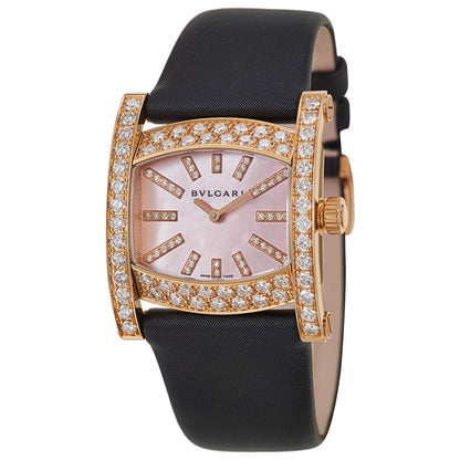 Front view of Bulgari Assioma Women's Swiss Quartz (Battery-Powered) Watch AAP36D2C2L-12