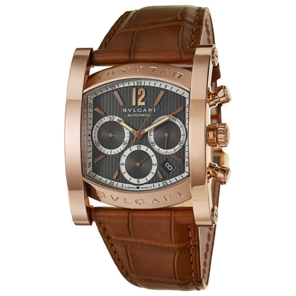 Front view of Bulgari Assioma Men's Automatic Watch AAP48C5GLDCH-3