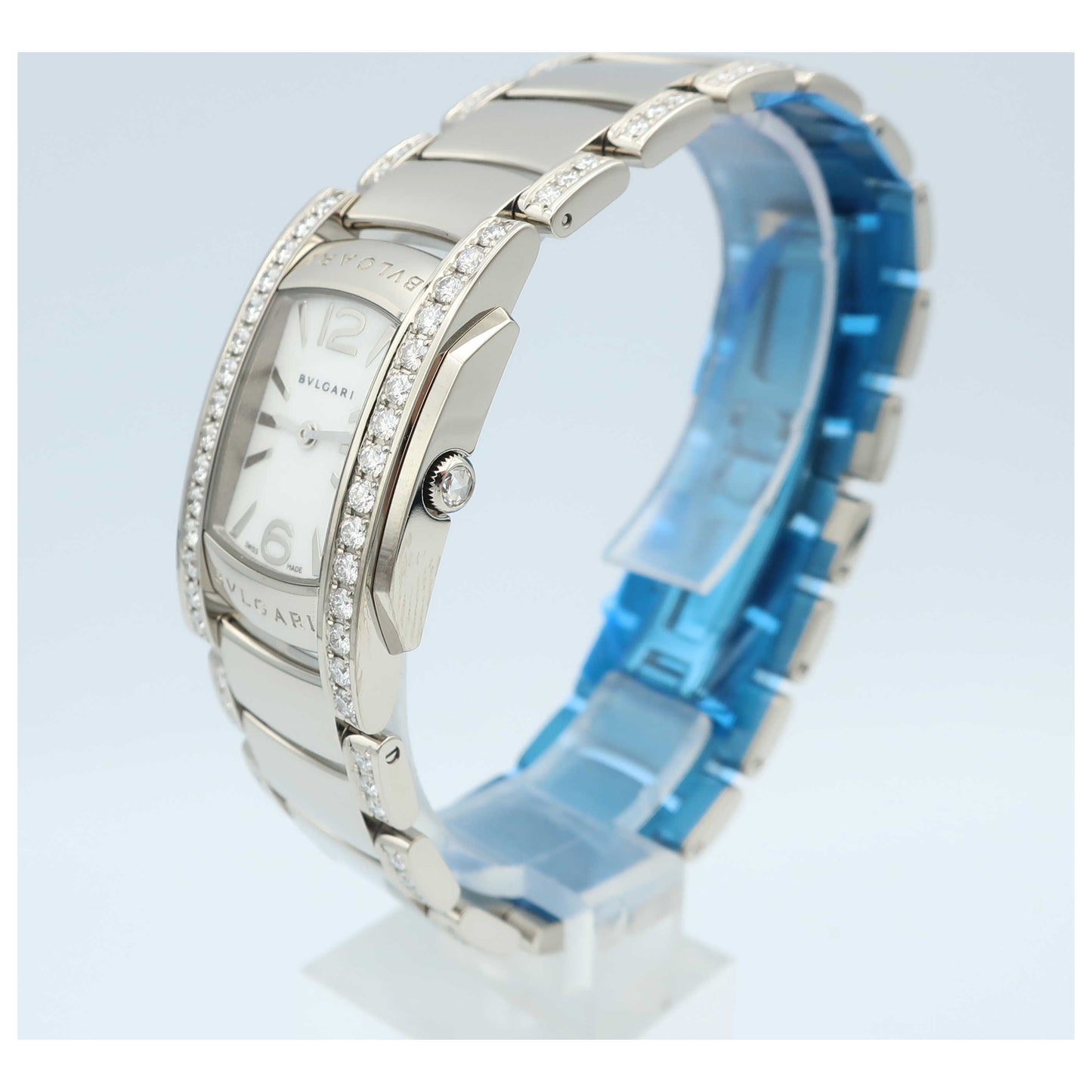 Bulgari Assioma Women's Swiss Quartz (Battery-Powered) Watch AAW31WGD1GD1-SD - Image #4