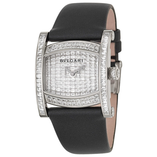 Front view of Bulgari Assioma Women's Swiss Quartz (Battery-Powered) Watch AAW36D2GD2L-BCI