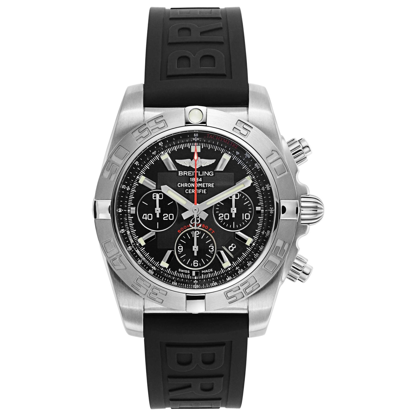 Front view of Breitling Chronomat Men's Automatic Watch AB011010-BB08-153S