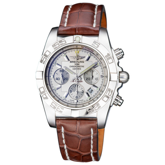 Front view of Breitling Chronomat 44 Men's Automatic Watch AB011012-G684-739P