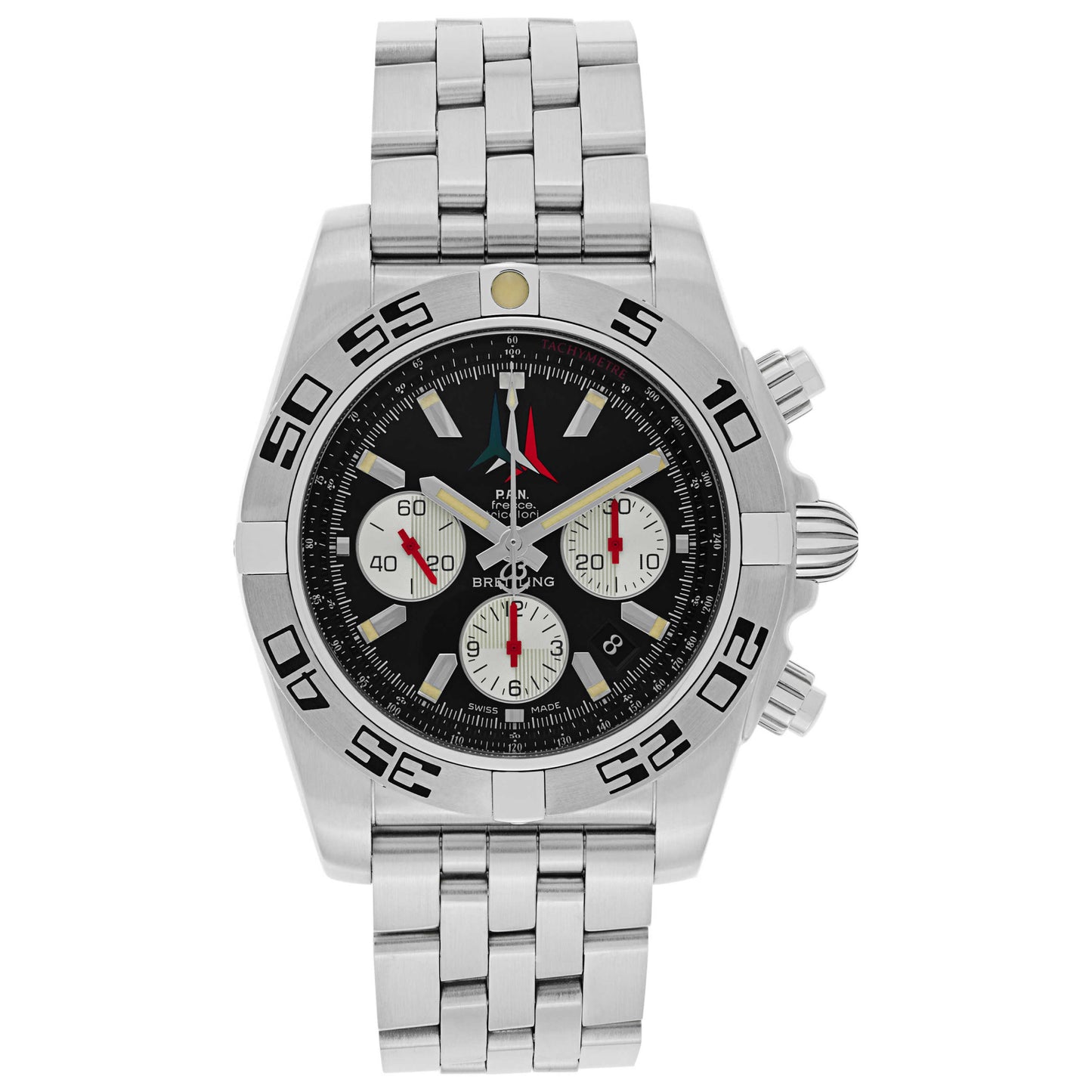 Front view of Breitling Chronomat Men's Automatic Watch AB01104D-BC62-375A