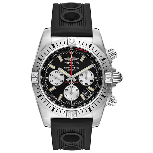 Front view of Breitling Chronomat Men's Automatic Watch AB01154G-BD13-200S
